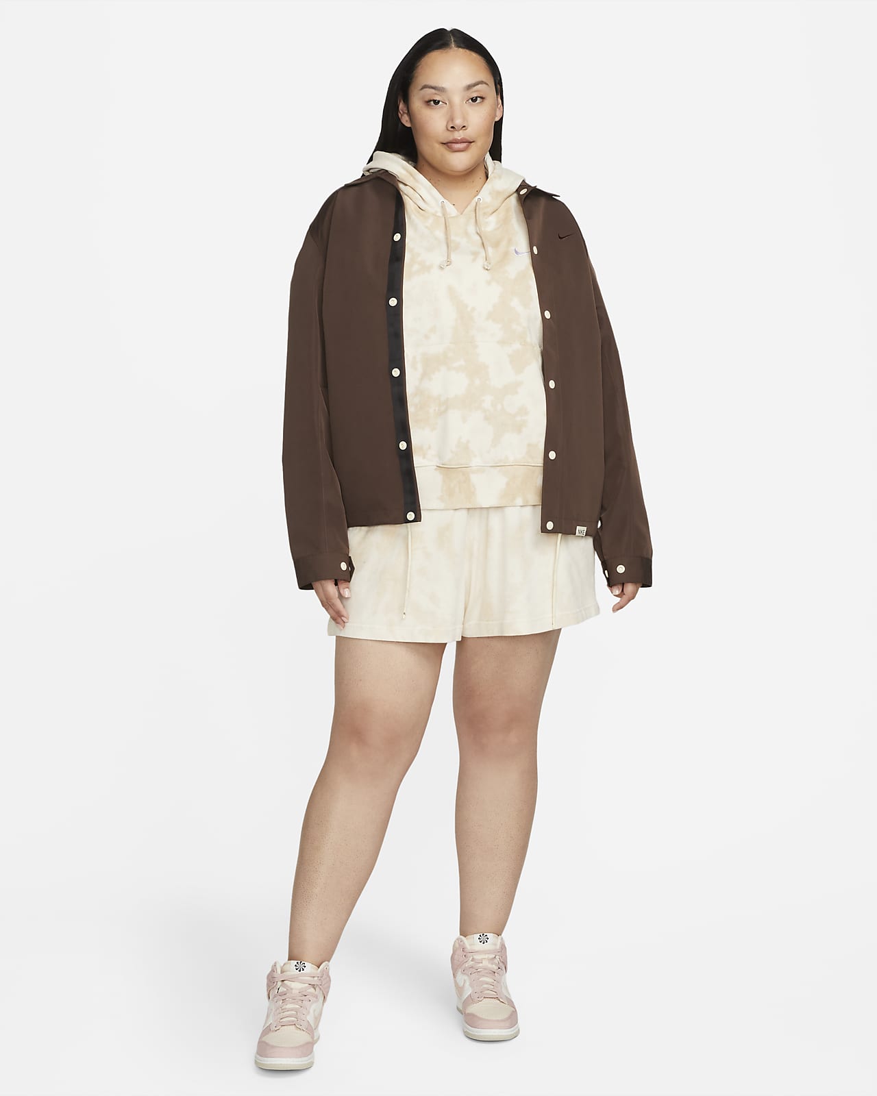 Washed Jersey Shorts (Plus Size). Nike LU