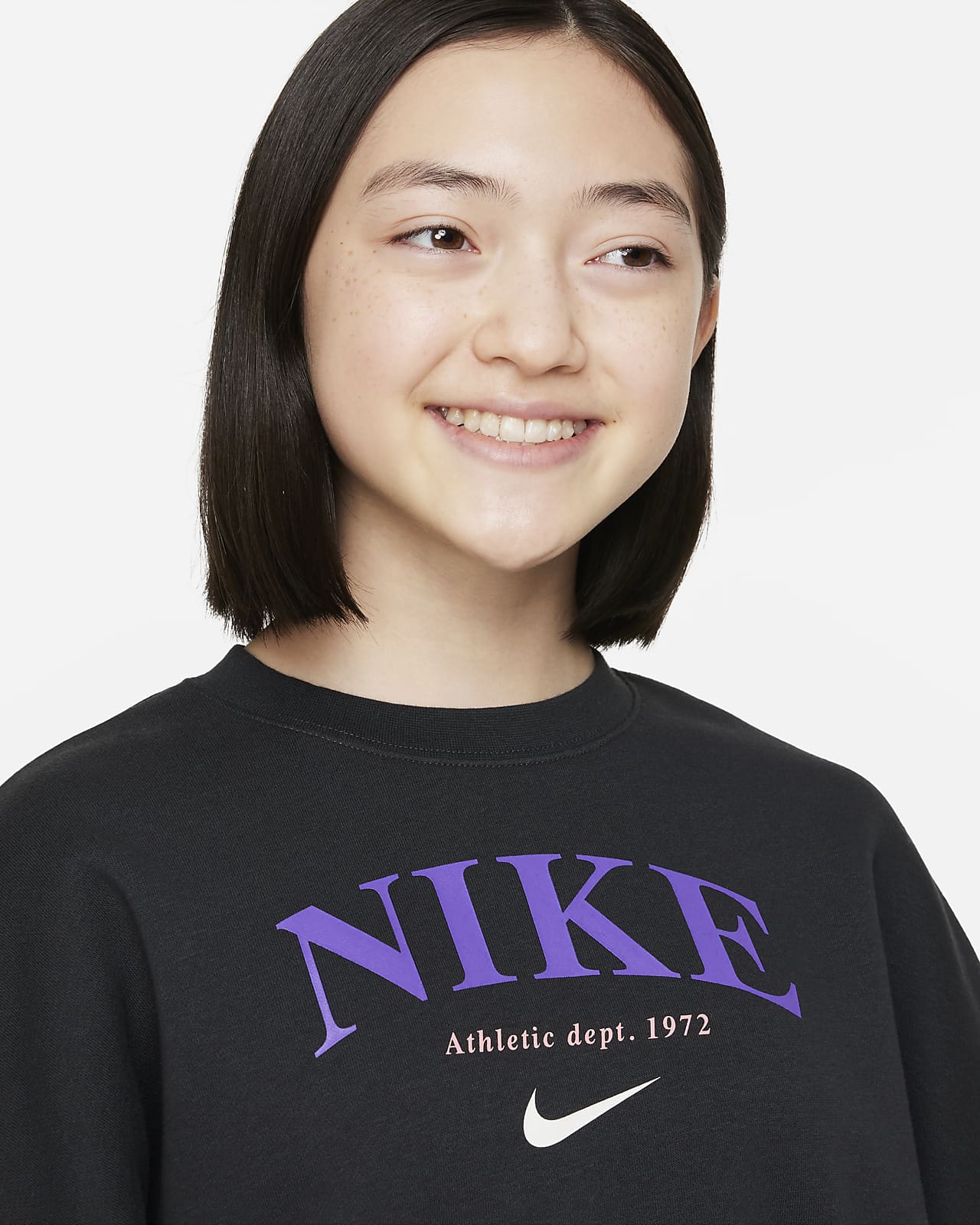 Nike Sportswear Trend Older Kids' (Girls') Fleece Sweatshirt. Nike NL