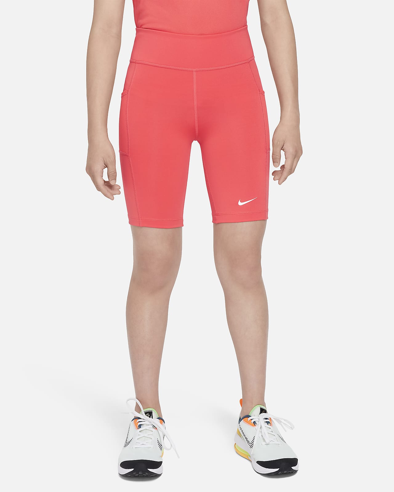  Nike Girls Little Kids' Bike Shorts Pink (as1, Numeric