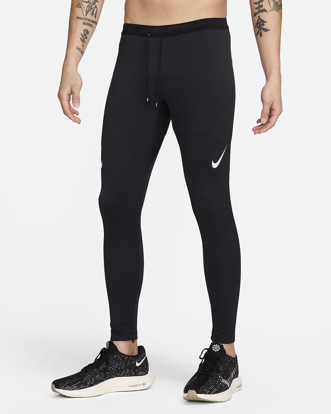 Buy Nike Women Black Solid Tight Fit FAST Dri FIT Running Tights