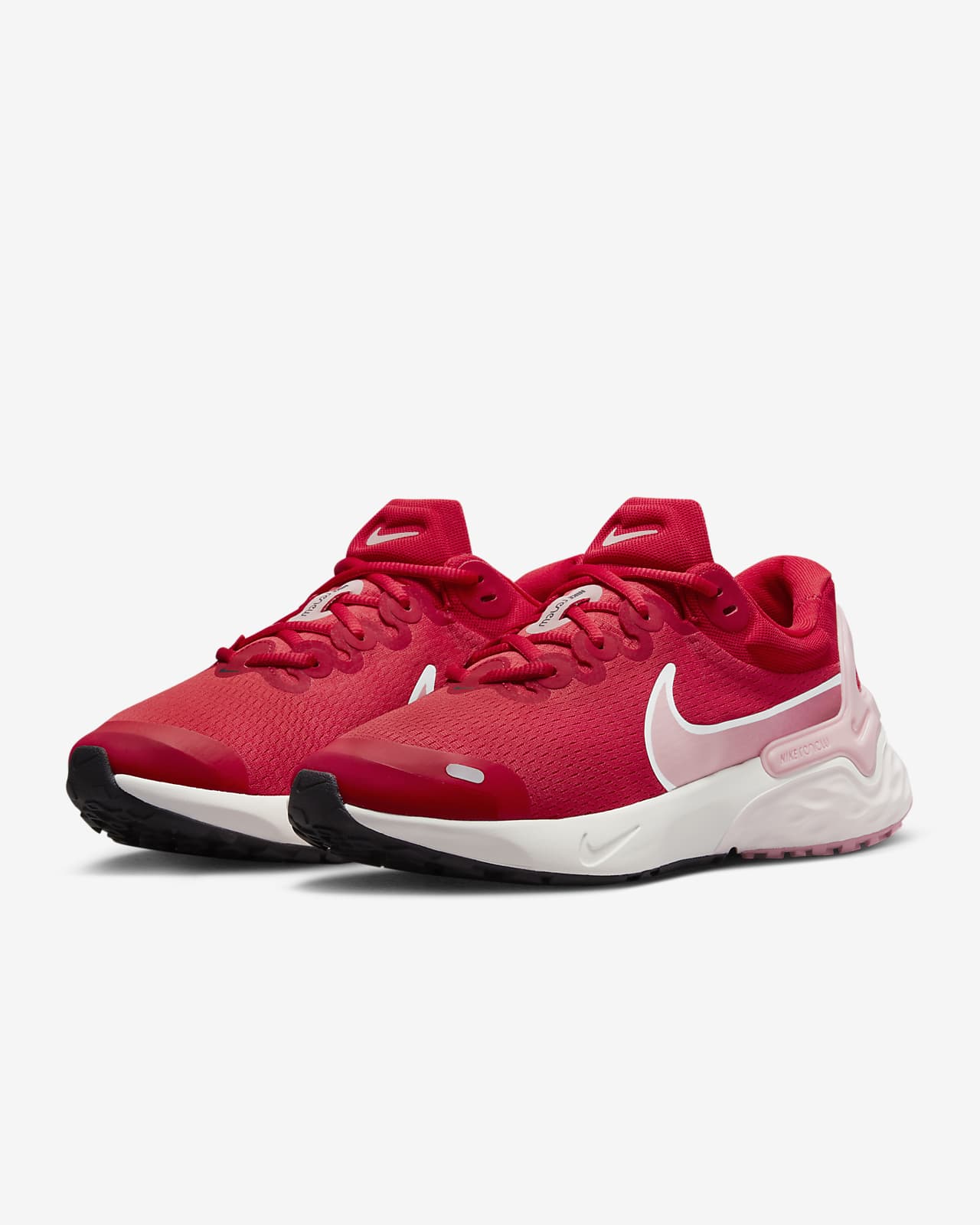 Women's red nike hot sale running shoes