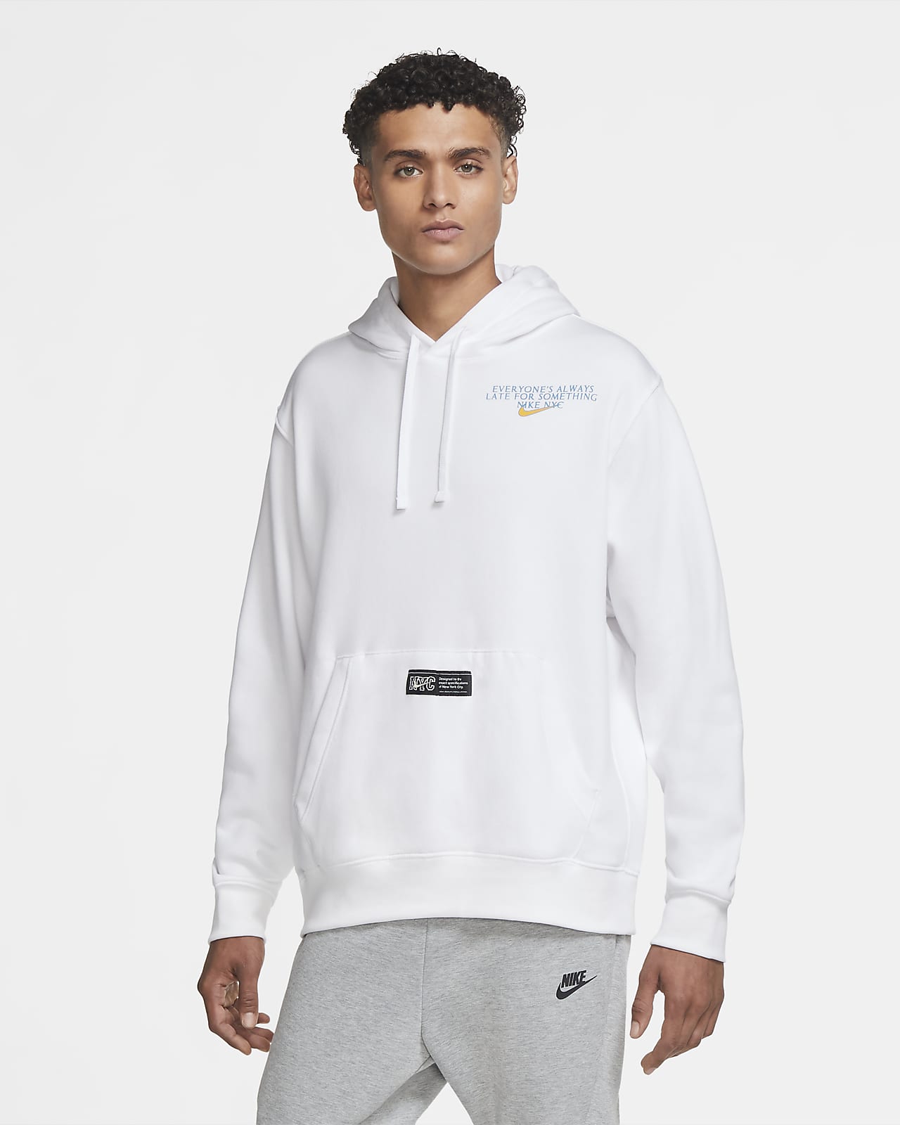 Nike club 2025 fleece hoodie mens