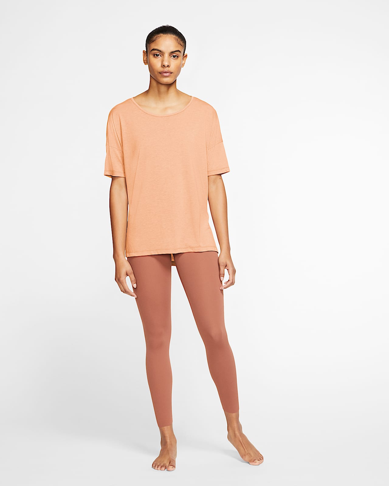 nike women's yoga tops