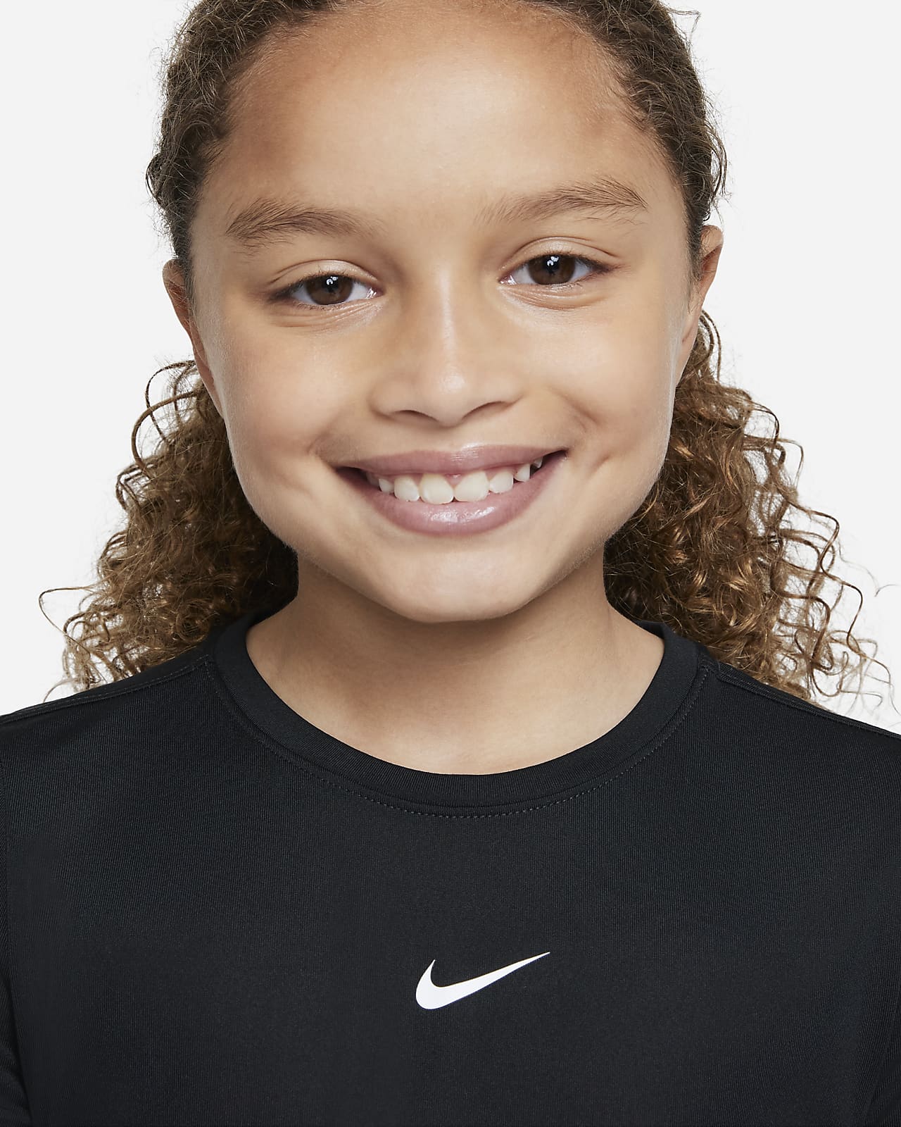 Nike Dri-FIT One Older Kids' (Girls') Short-Sleeve Top. Nike SE