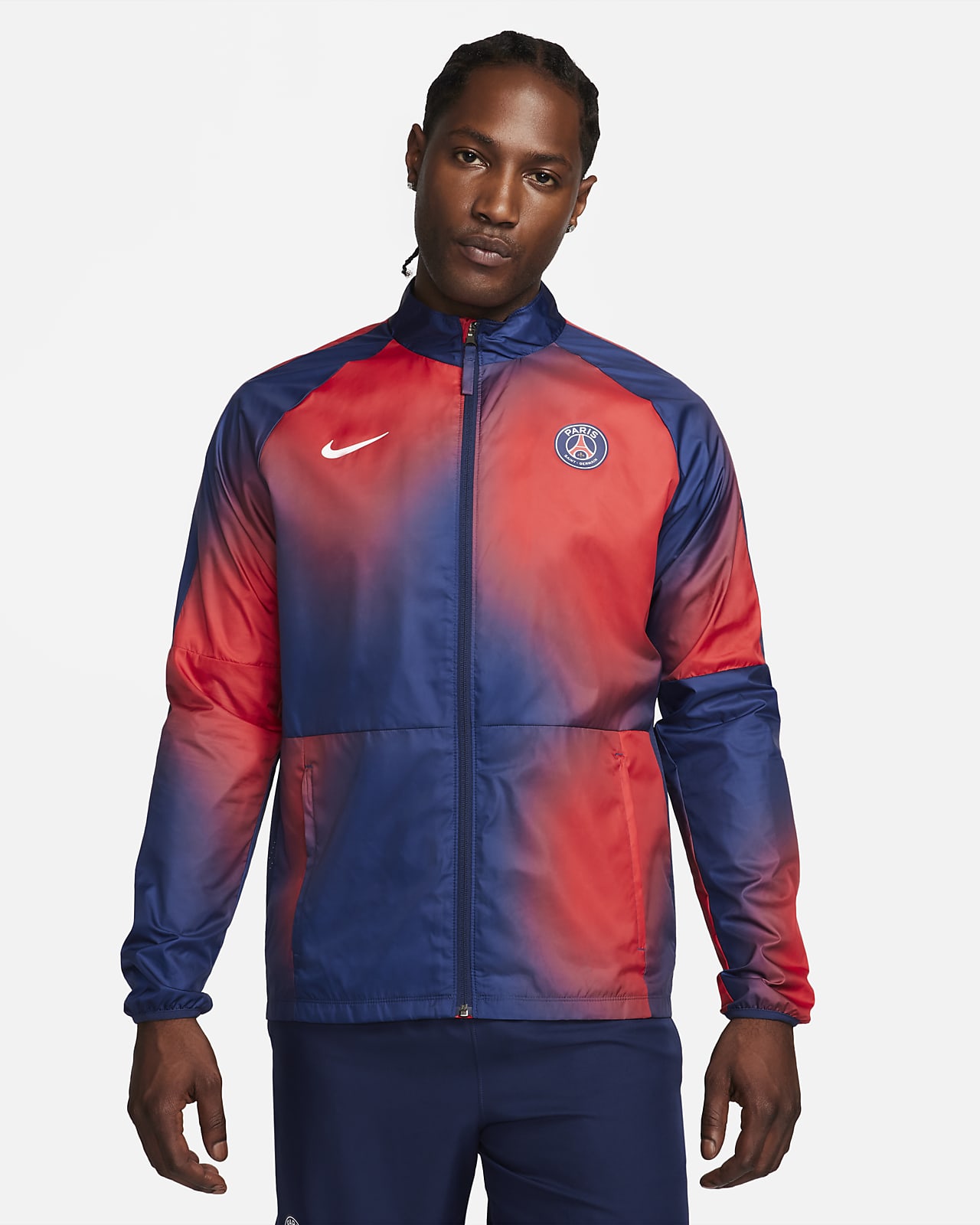 Paris Saint-Germain Repel Academy AWF Men's Nike Repel Soccer Graphic Jacket