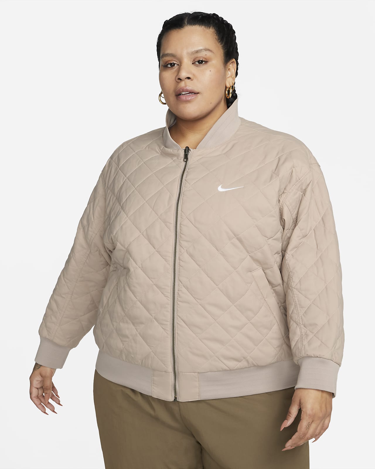 Nike Sportswear Chaqueta bomber universitaria grande) Mujer. Nike ES