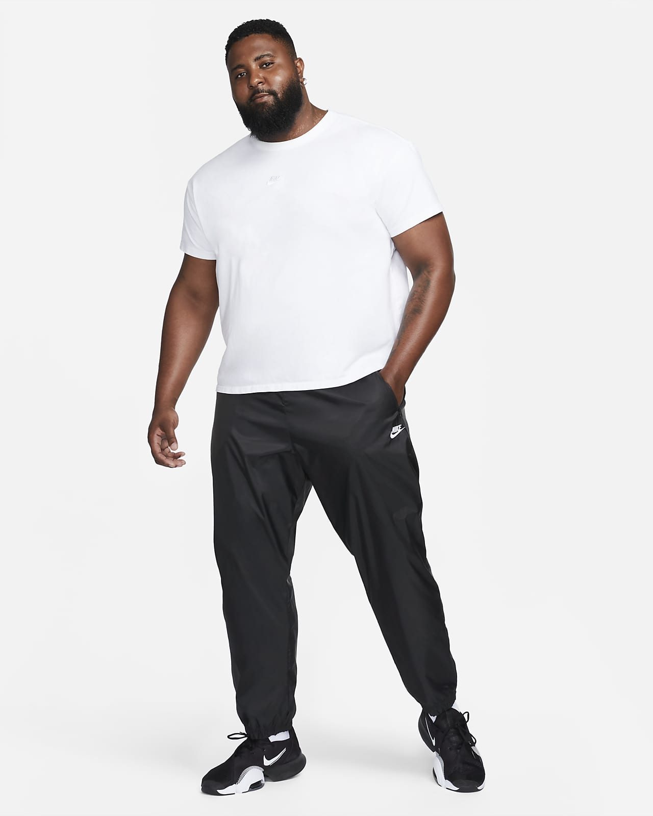 Nike Mens Sportswear Swoosh Woven Lined Pants Grey in Dubai UAE  SSS