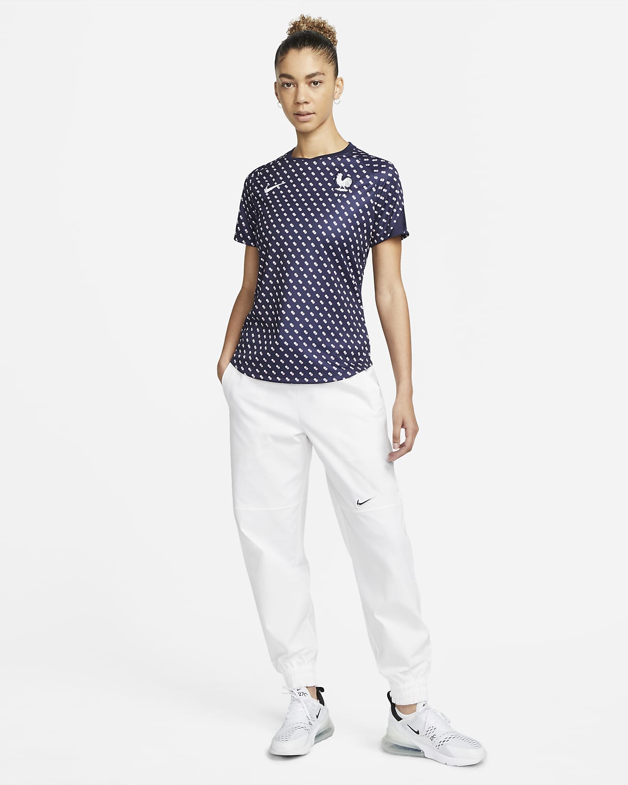 FFF Women's Nike Pre-Match Football Top. Nike SI