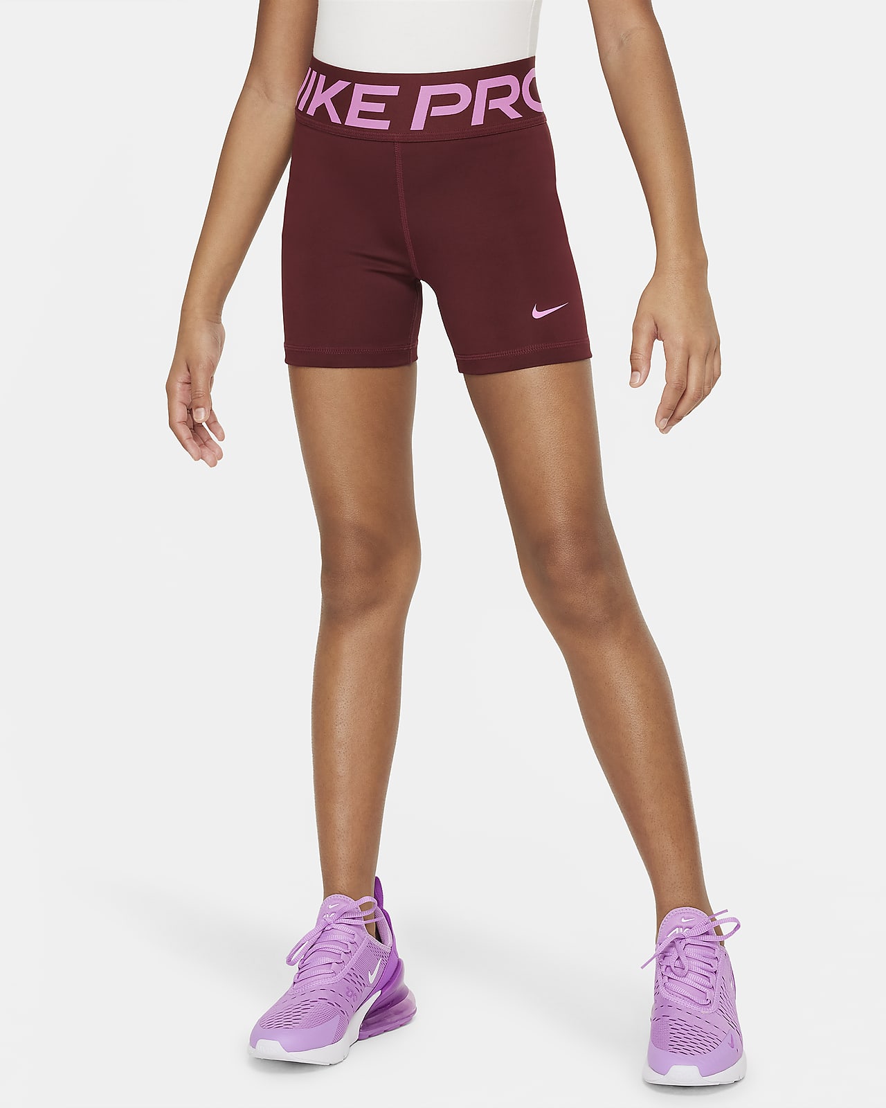 Short Nike Pro Dri-Fit Indy Feminino Florido