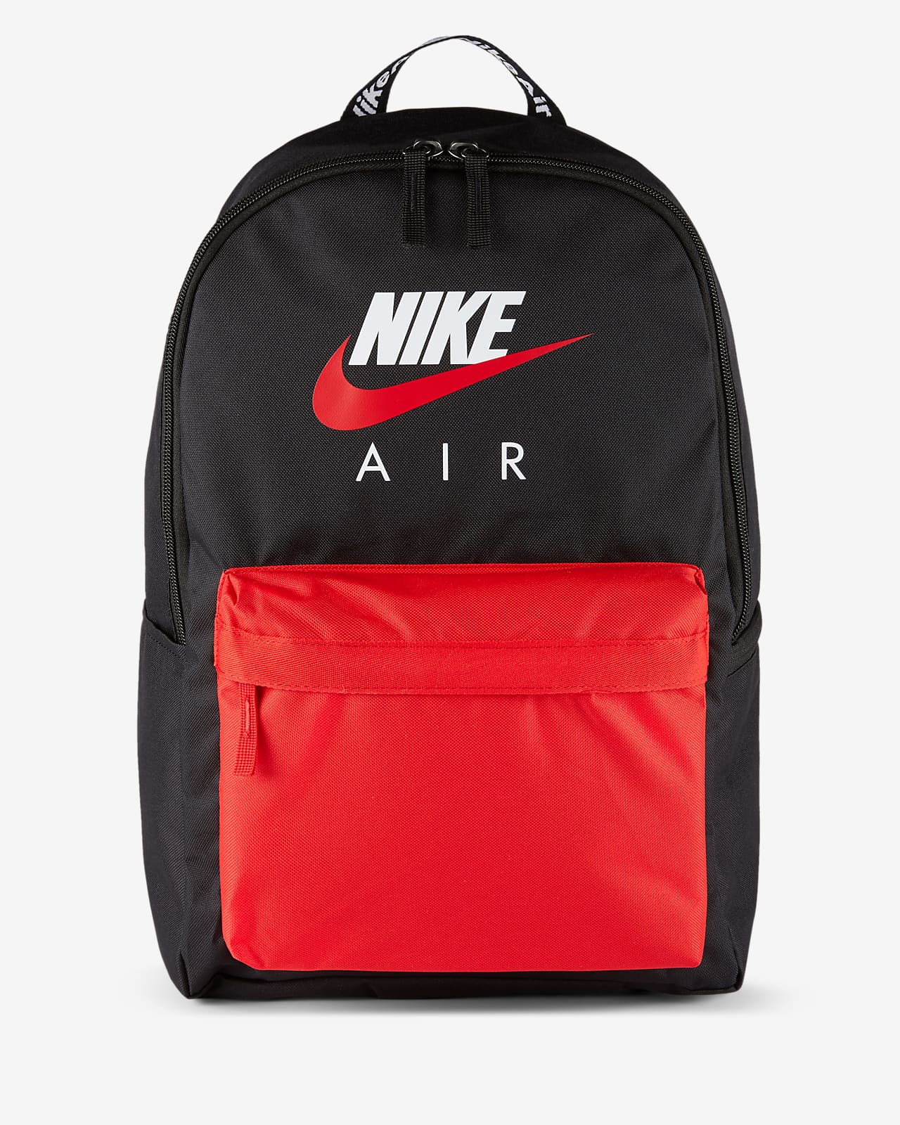 nike air heritage backpack in black