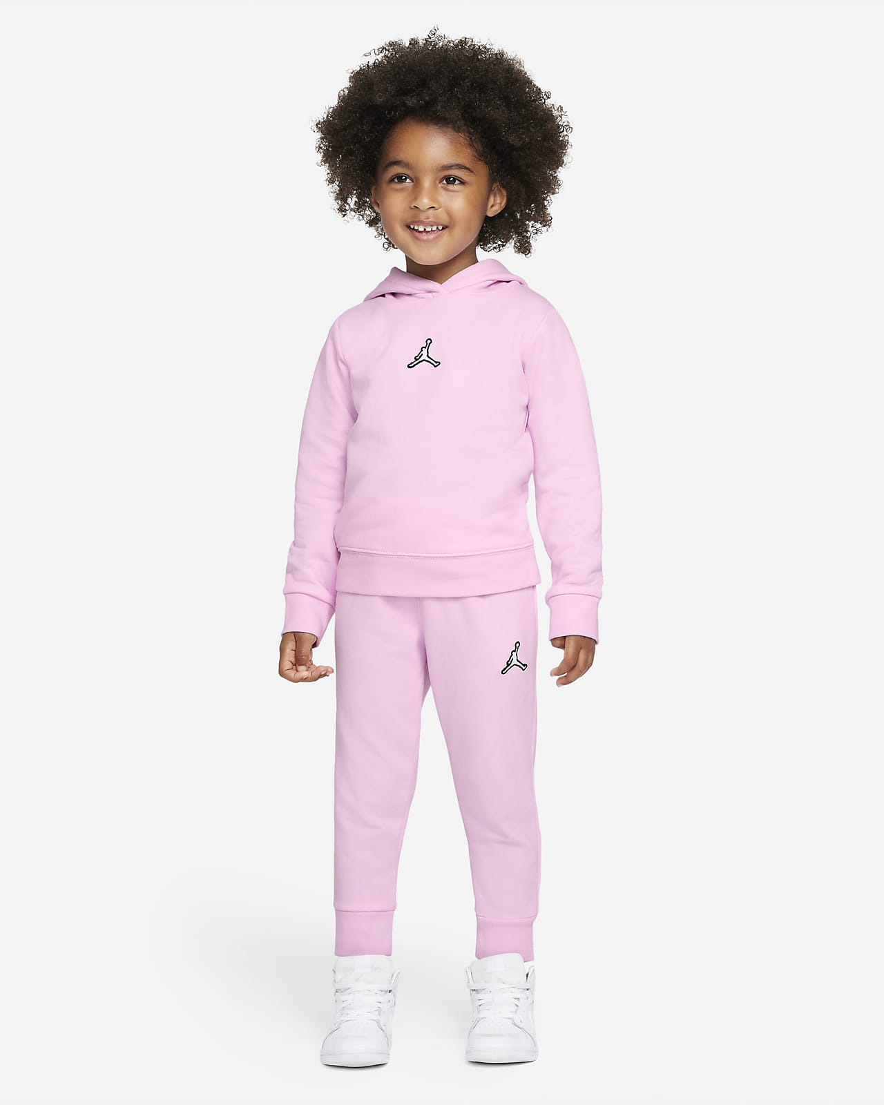 Conjunto de sudadera capucha y pantalones para bebé Jordan. Nike.com