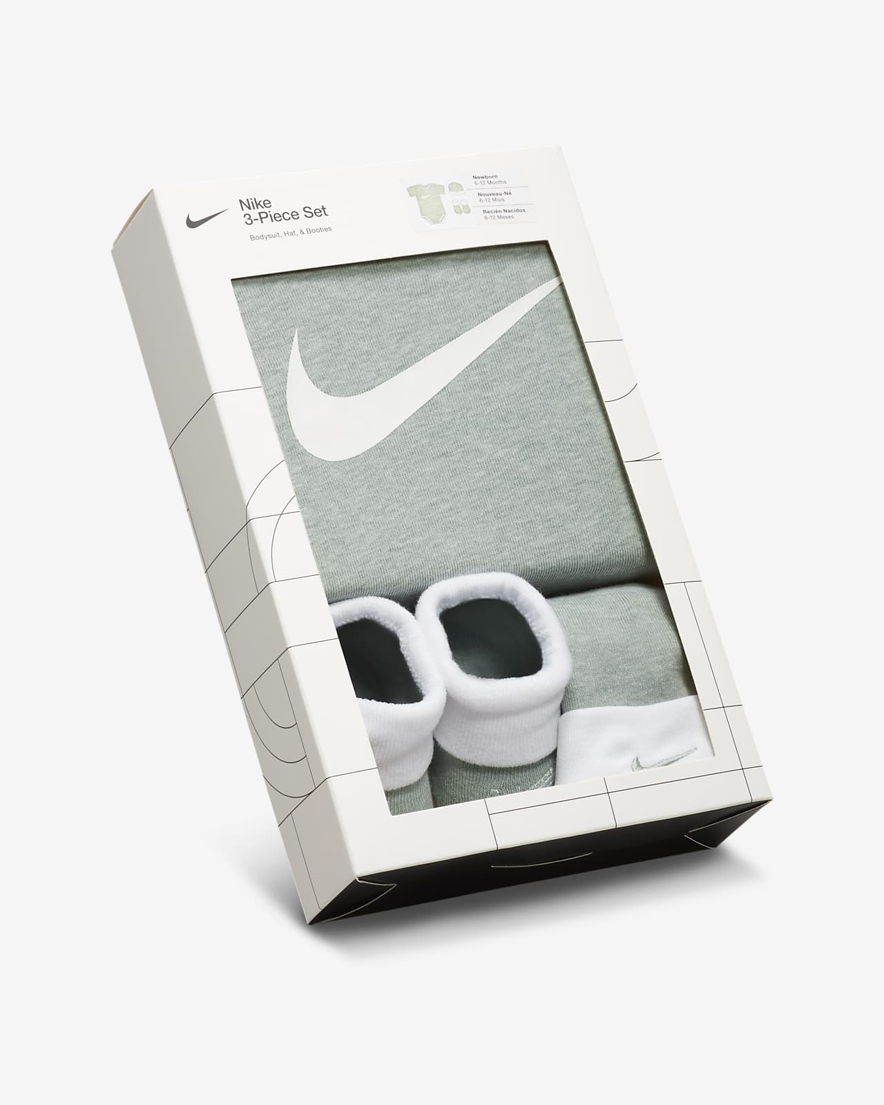 Conjunto de body para bebé (de 0 a 12 meses) (con manta) Nike Milestone.