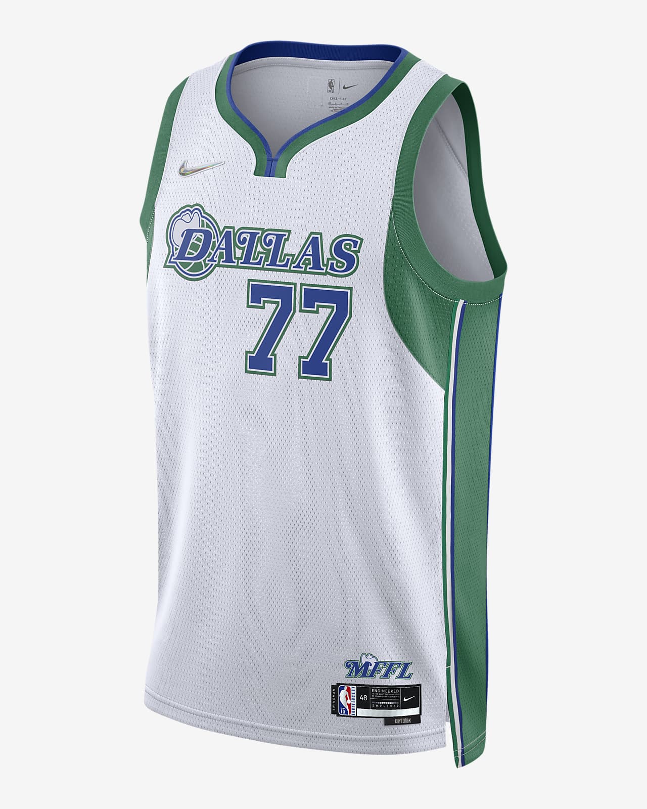 Dallas Mavericks City Edition Swingman Nike NBA-jersey met Dri-FIT