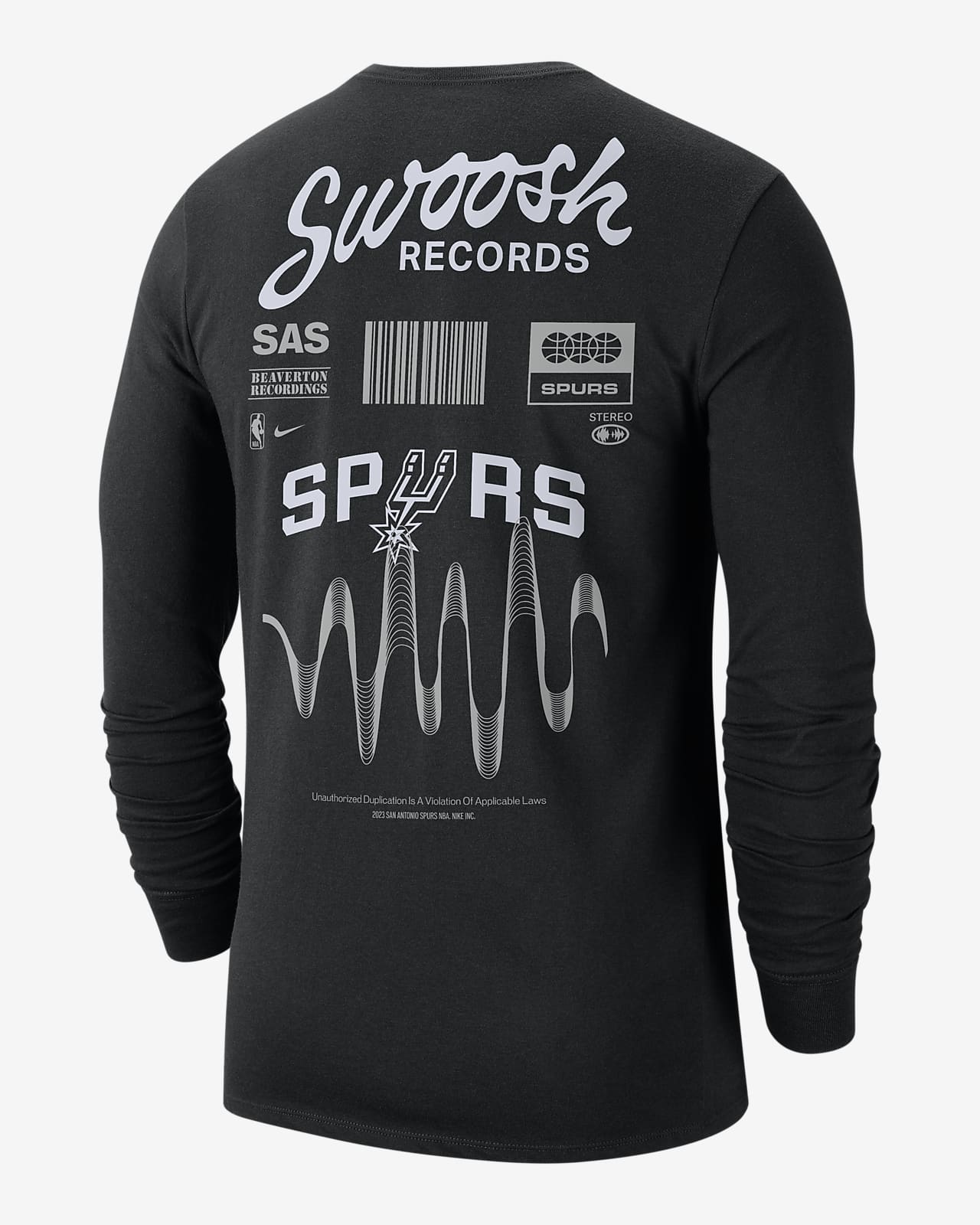 San Antonio Spurs Vintage NBA Crewneck Sweatshirt Sport Grey / M