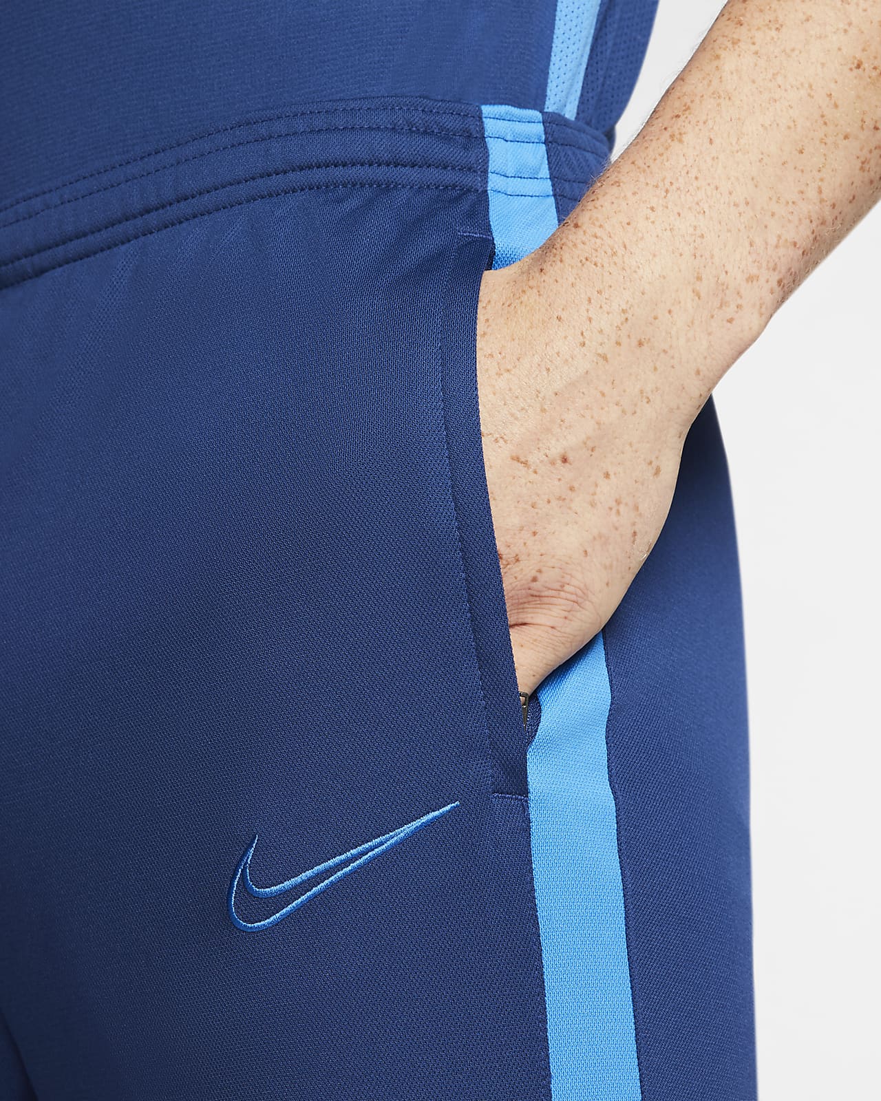 nike academy tracksuit blue