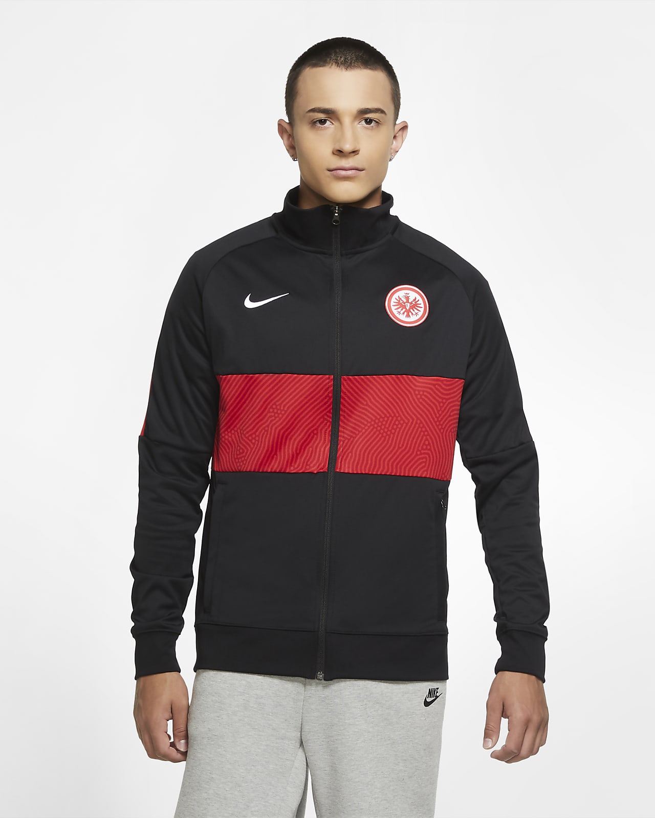 nike red tracksuit mens