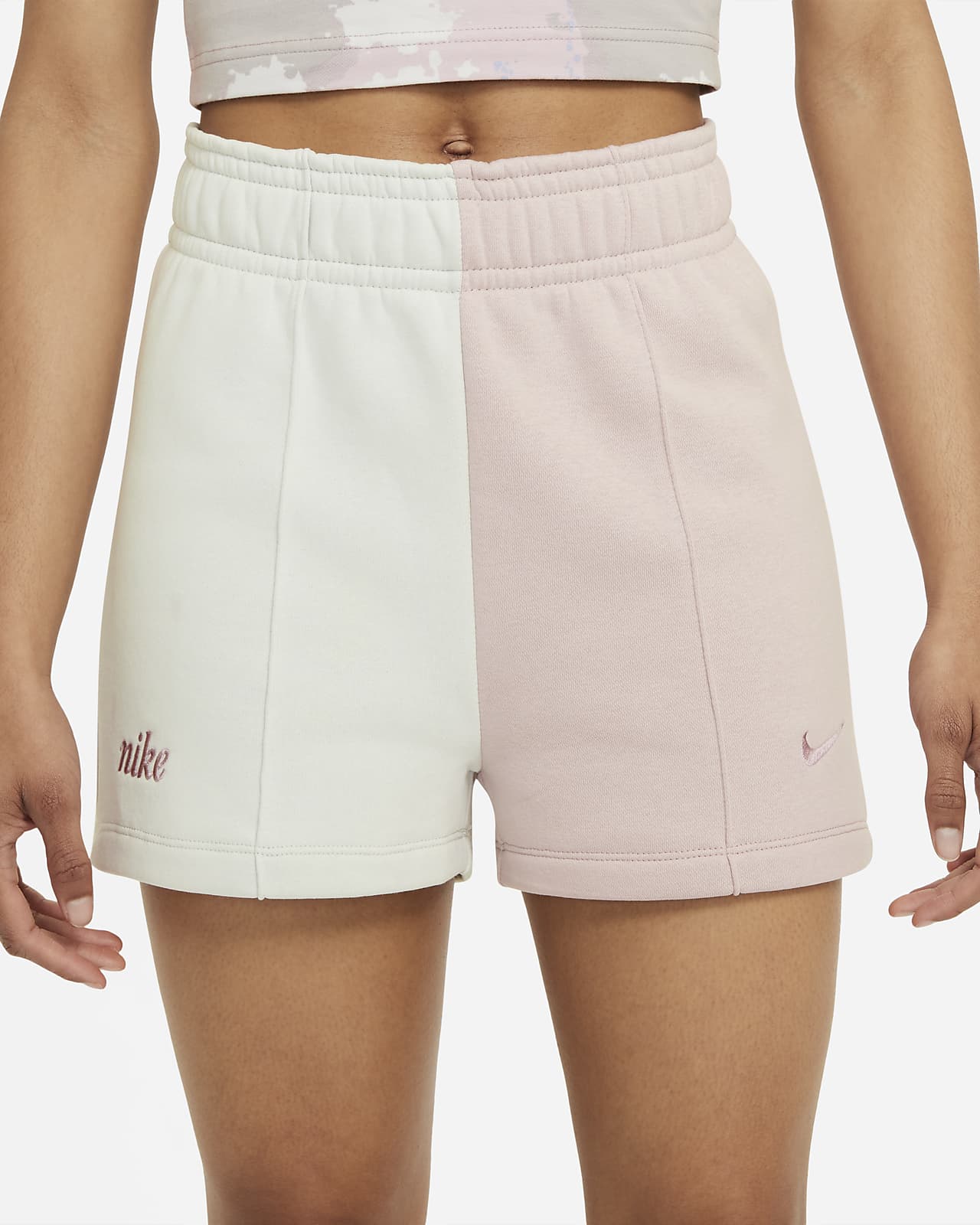 women fleece shorts nike