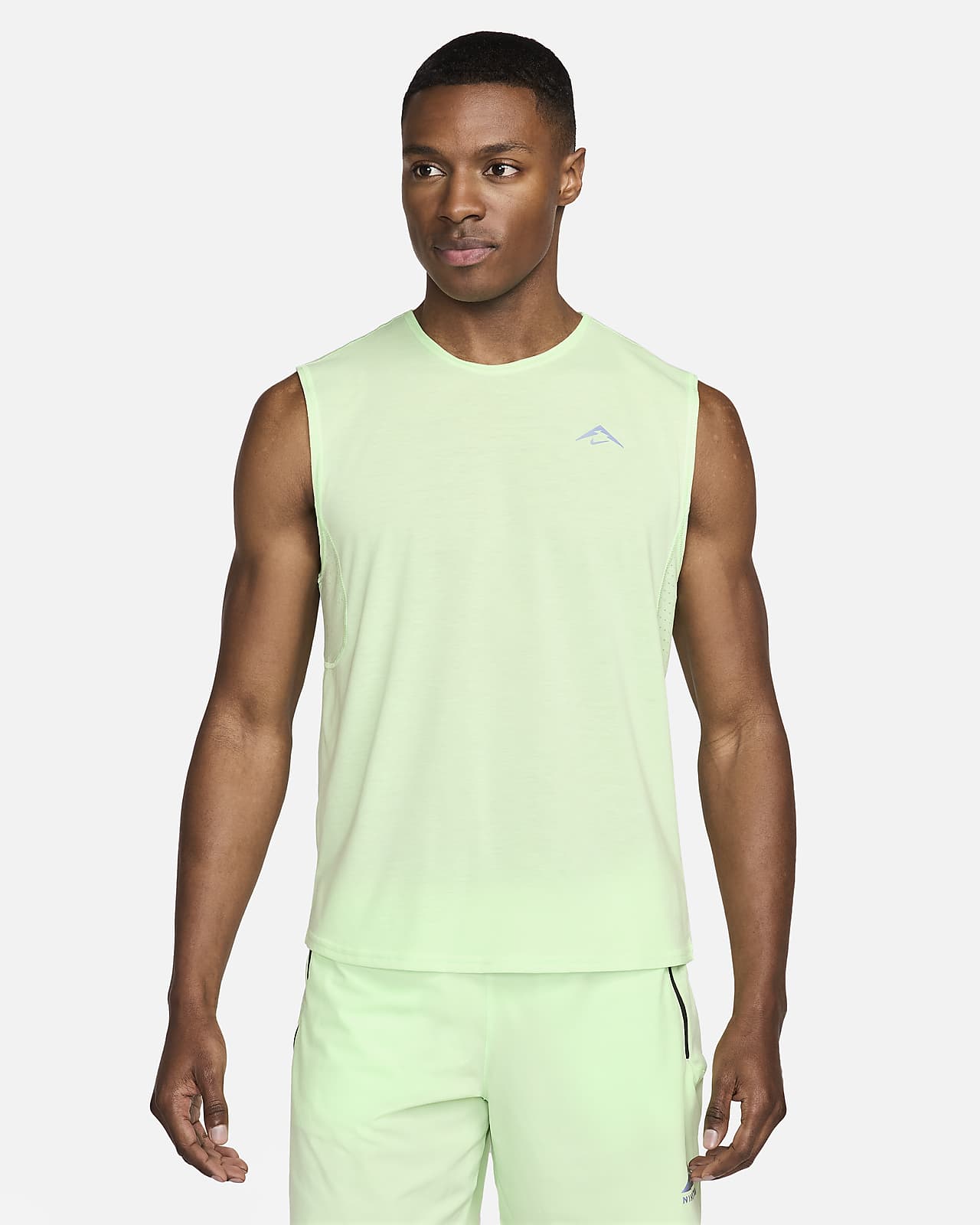 Ανδρική αμάνικη μπλούζα Dri-FIT για τρέξιμο Nike Solar Chase