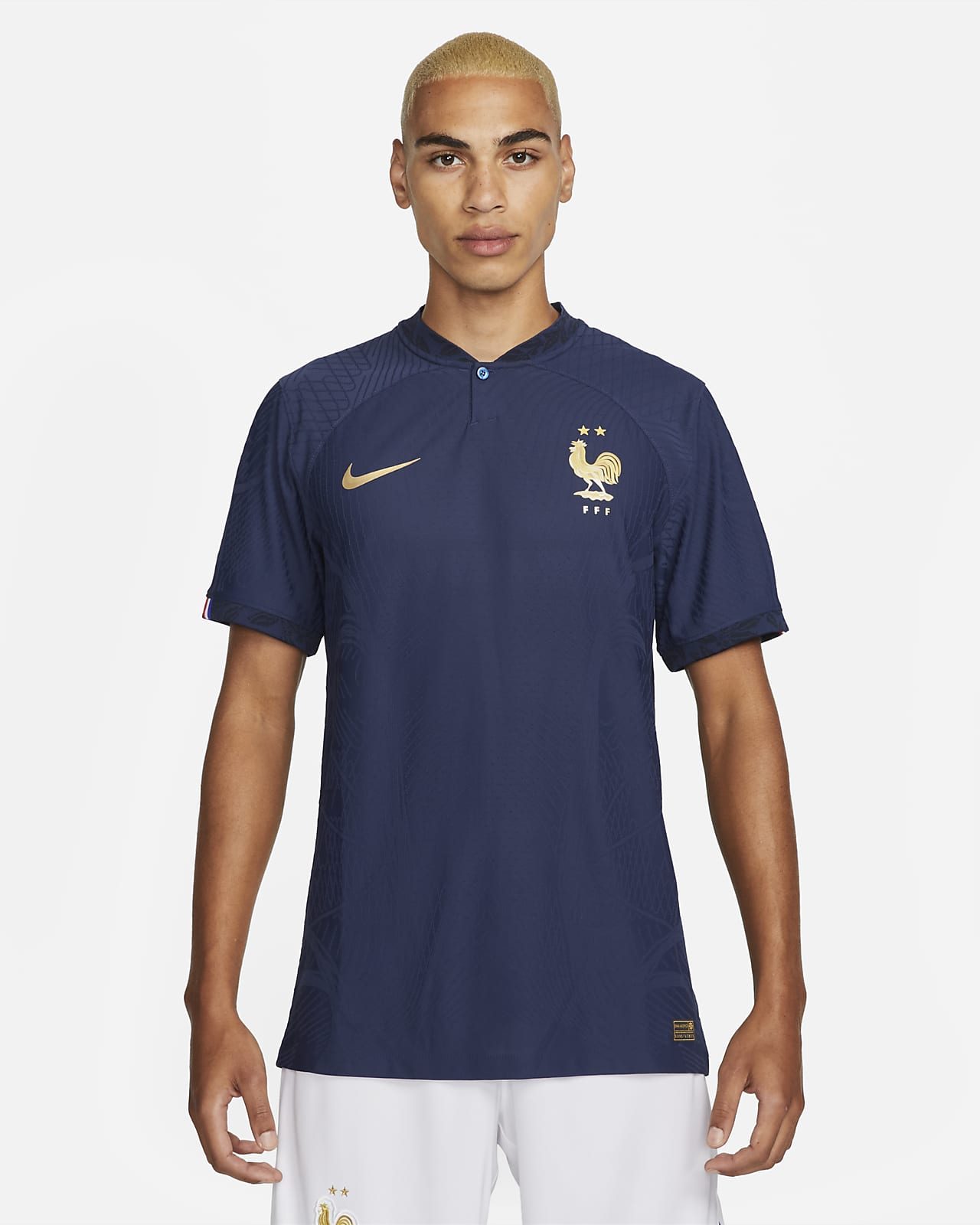 FFF 2022/23 Match Home Men's Nike Dri-FIT ADV Football Shirt