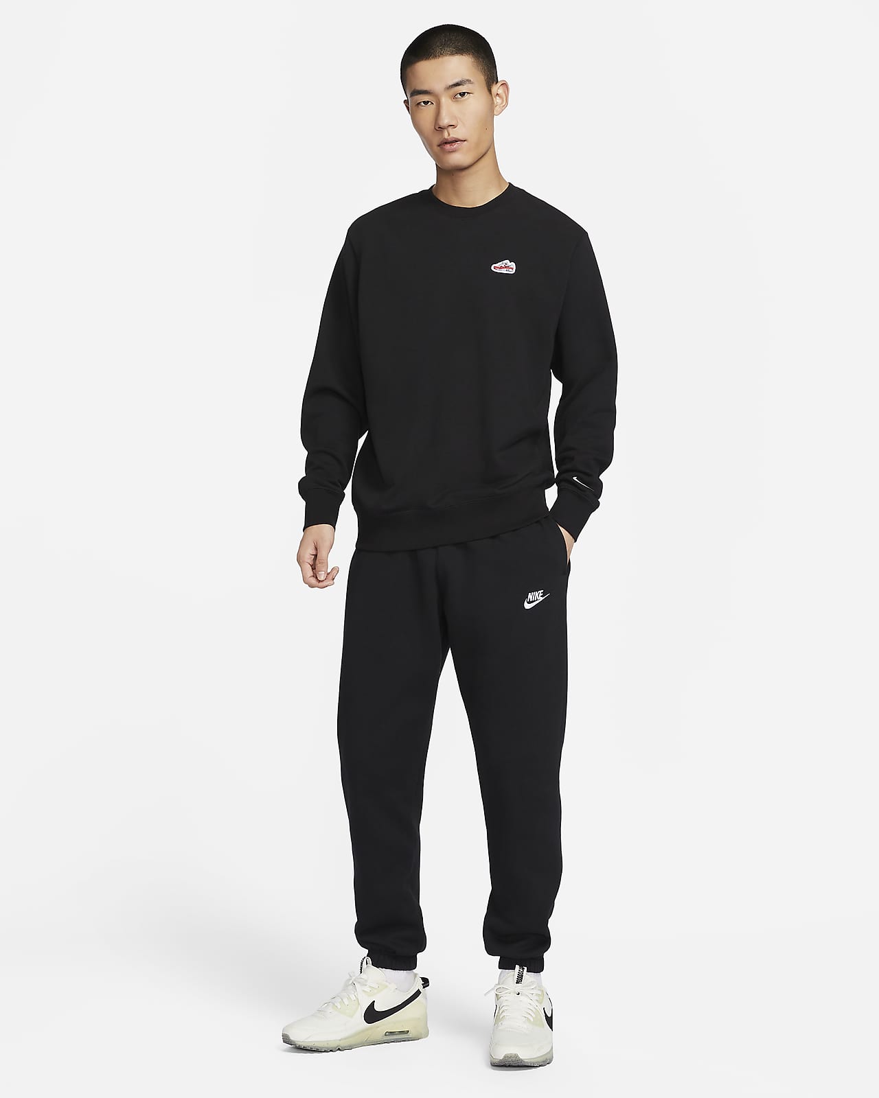 Nike Sportswear Men s French Terry Crew Neck Sweatshirt. Nike JP