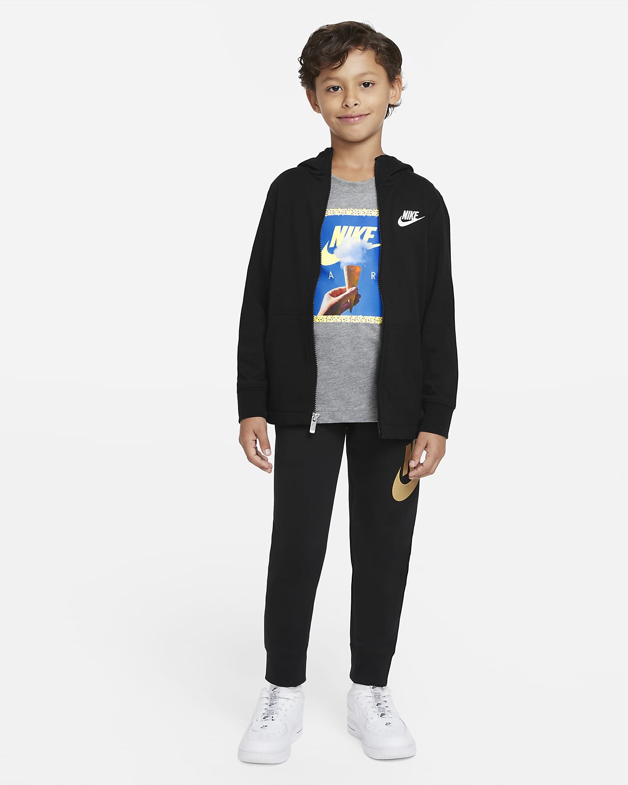Playera para niños talla pequeña Nike Air. Nike.com