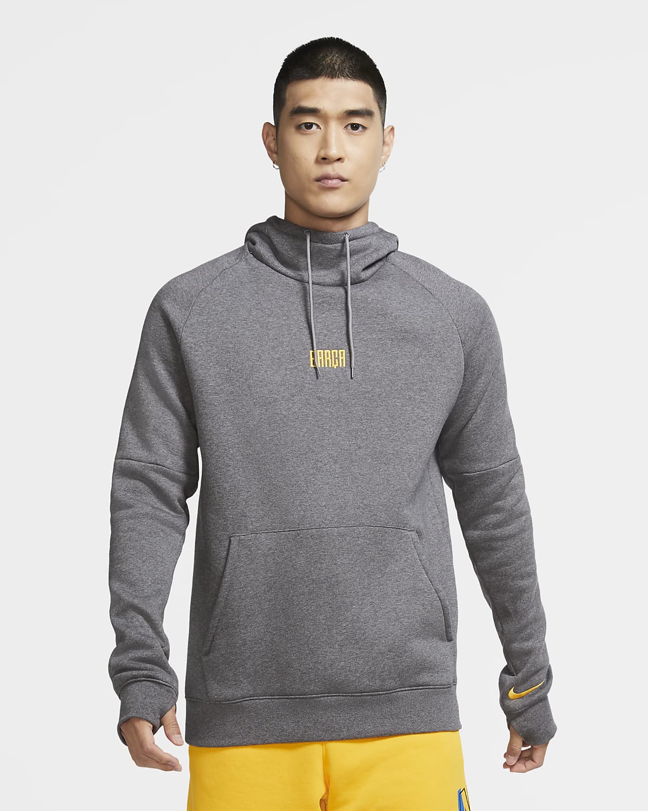 FC Barcelona fotballhettegenser av fleece til herre. Nike NO FC Barcelona Hettegenser