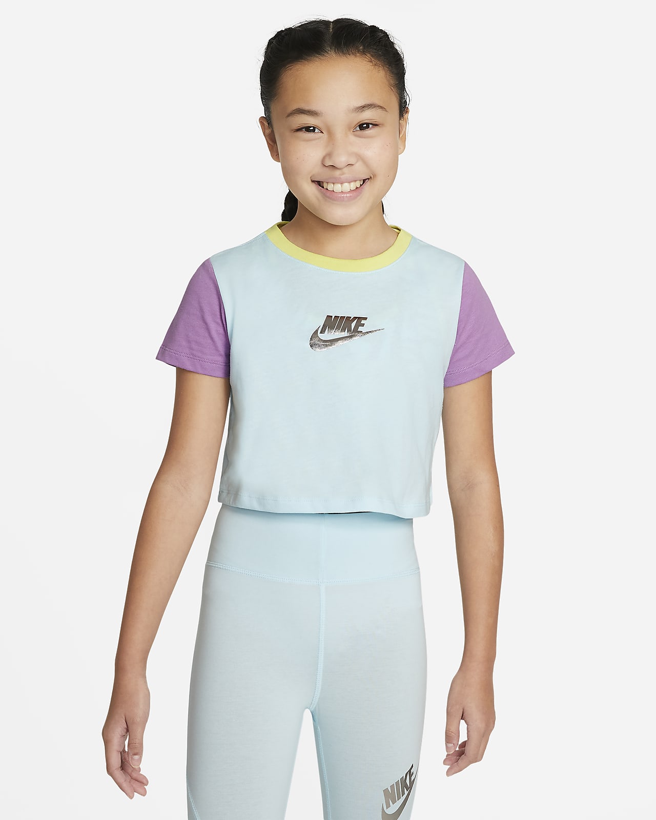 Nike Sportswear Big Kids Girls Cropped T Shirt Nike Com