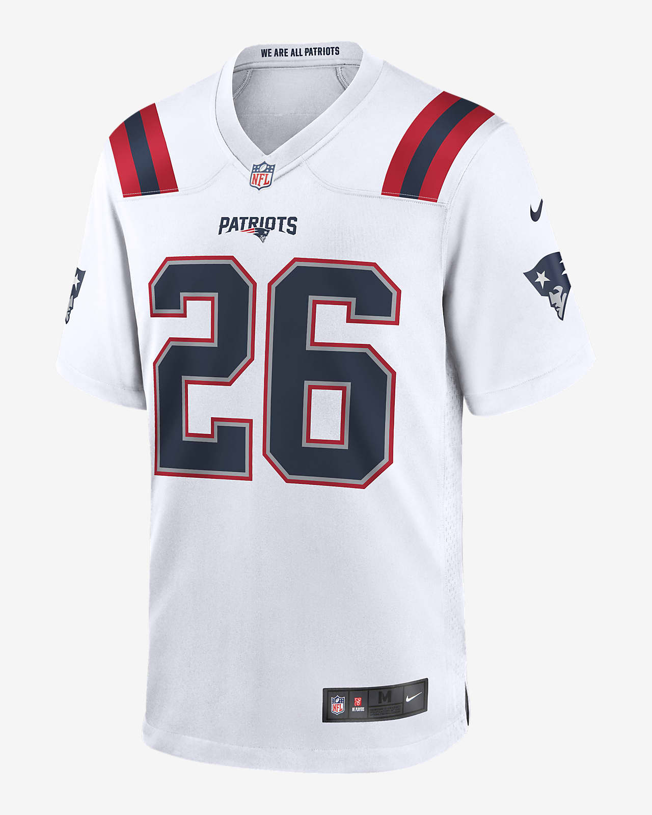 NFL New England Patriots (Sony Michel) Men's Game Football Jersey