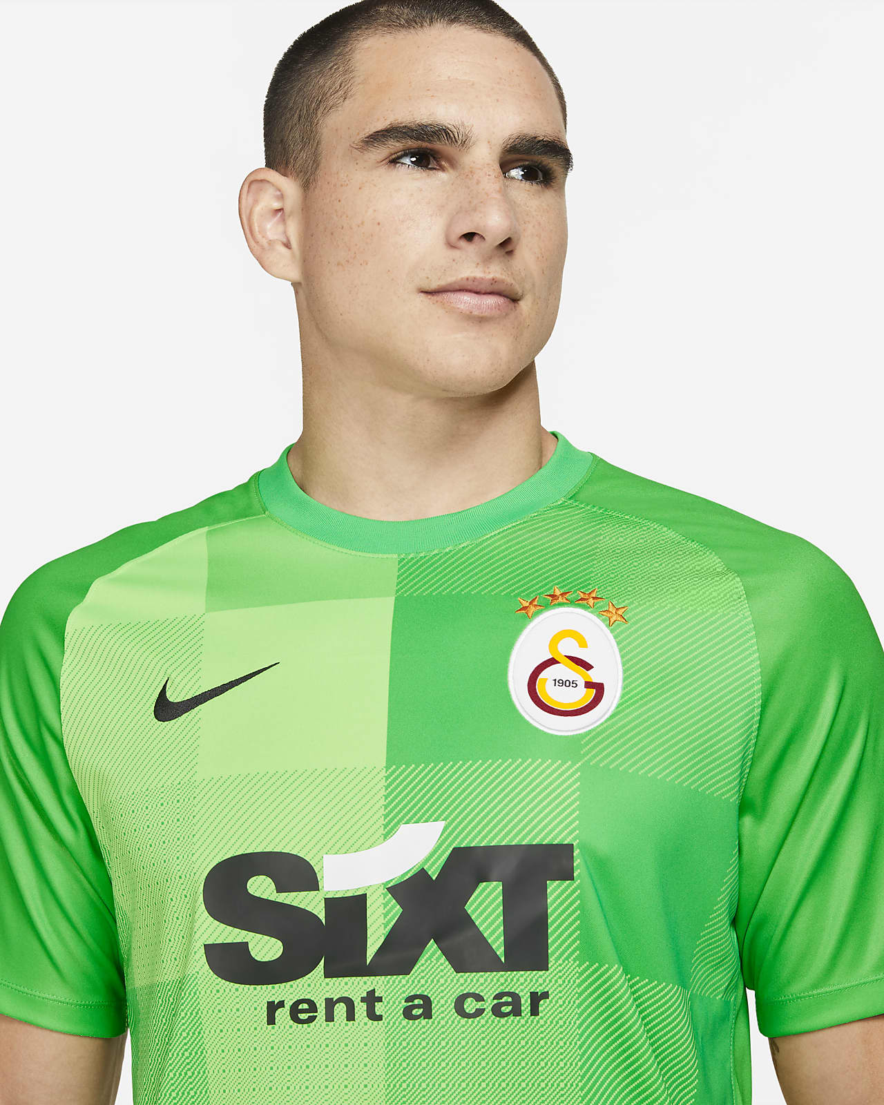 Galatasaray Goalkeeper Men's Short-Sleeve Football Top. Nike CZ
