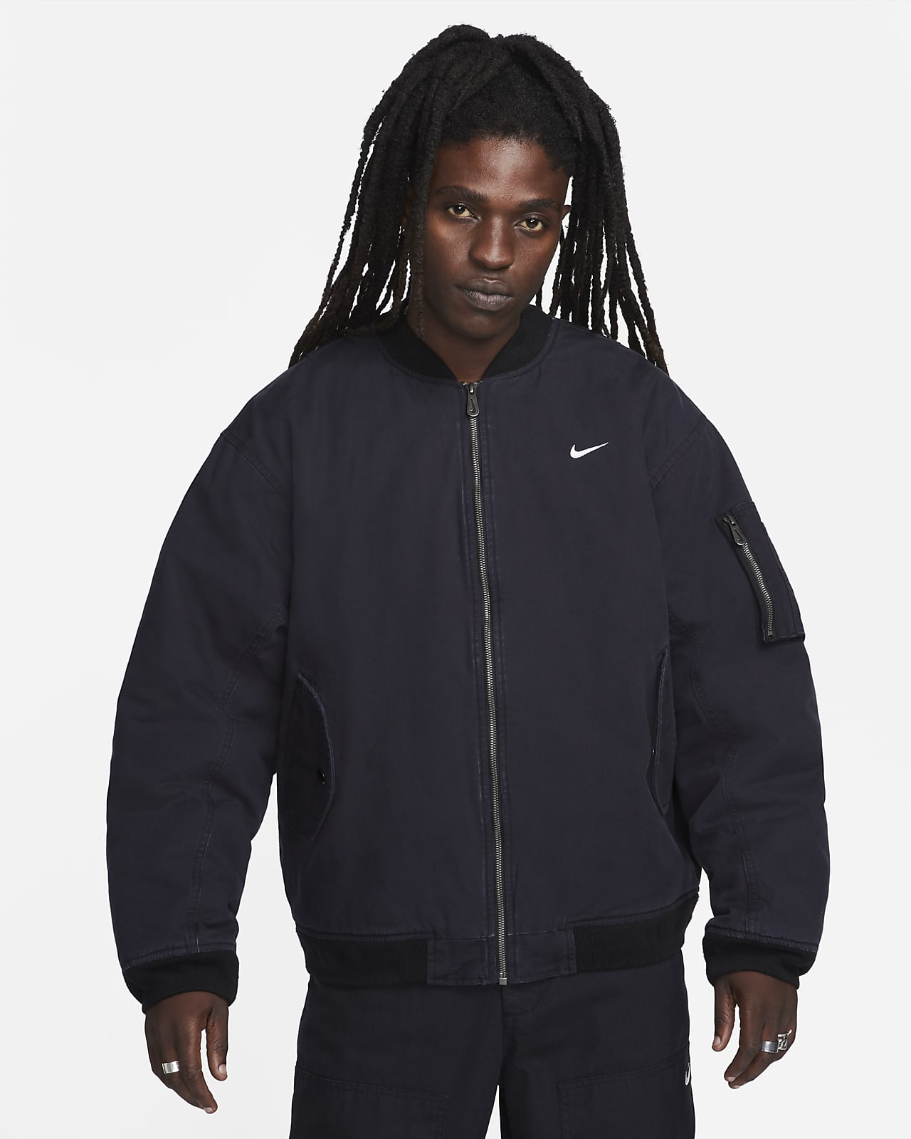 Nike Life Men's Woven Flight Jacket. Nike CA