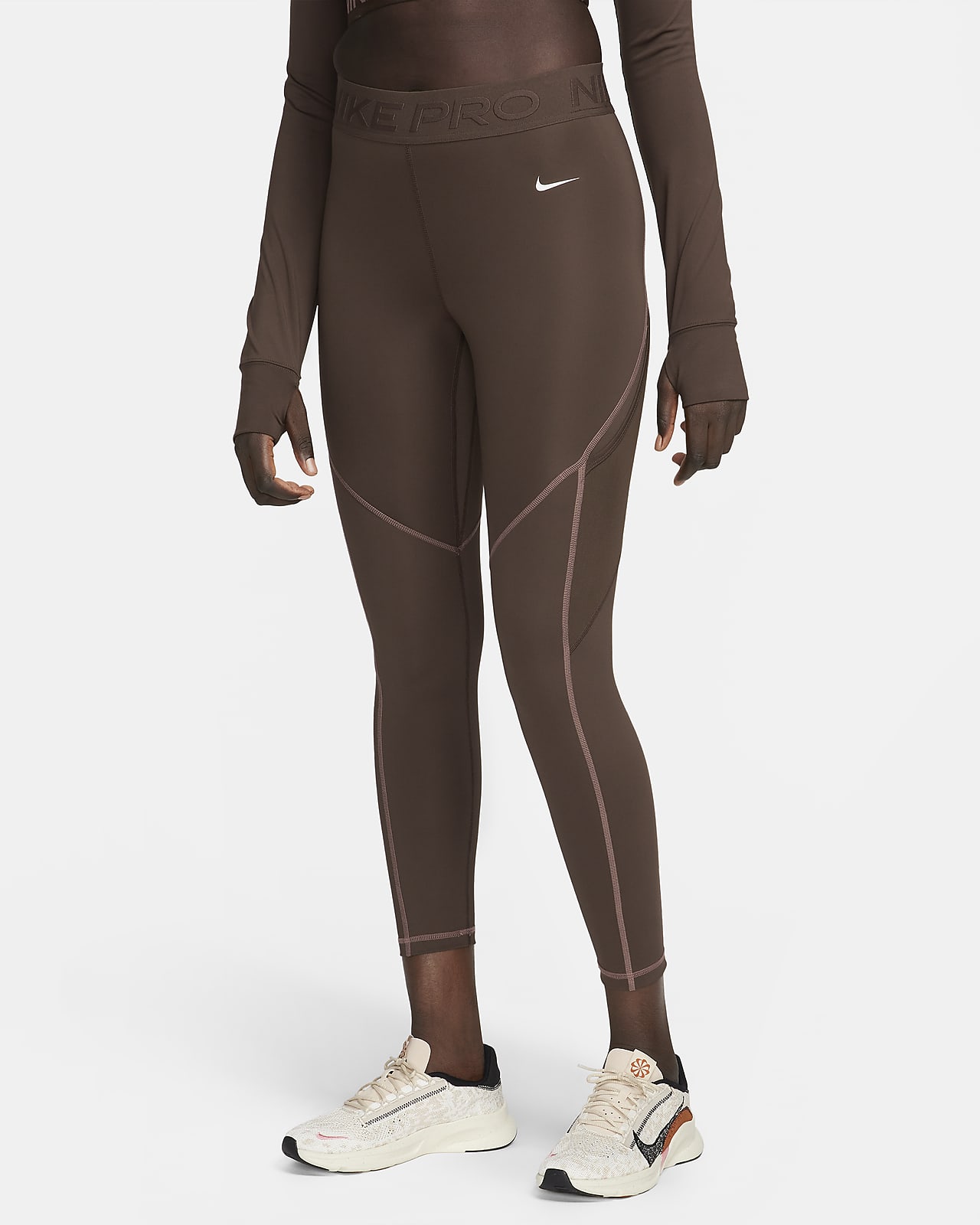 Nike women's running tights hotsell with pockets