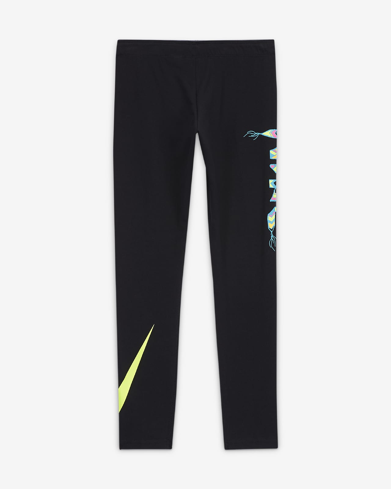 girls black nike leggings