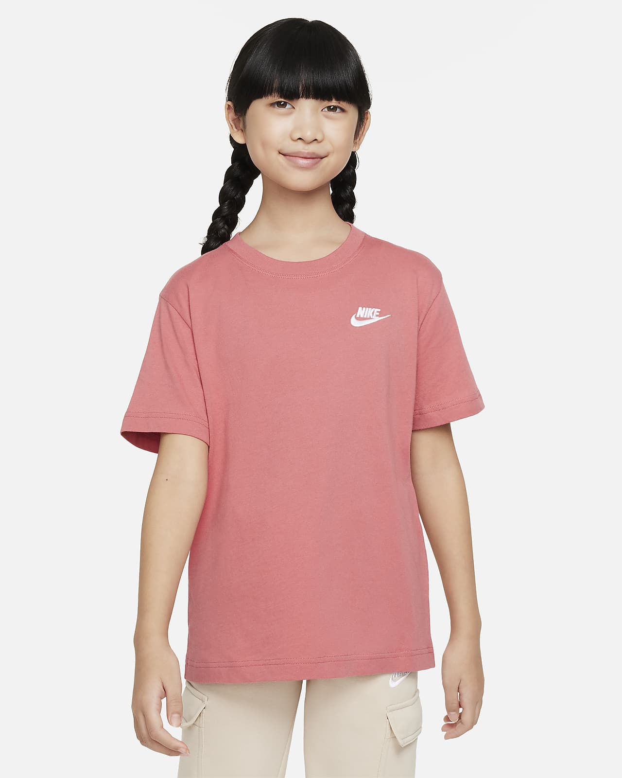 Nike Sportswear Older Kids' (Girls') T-Shirt. Nike CA