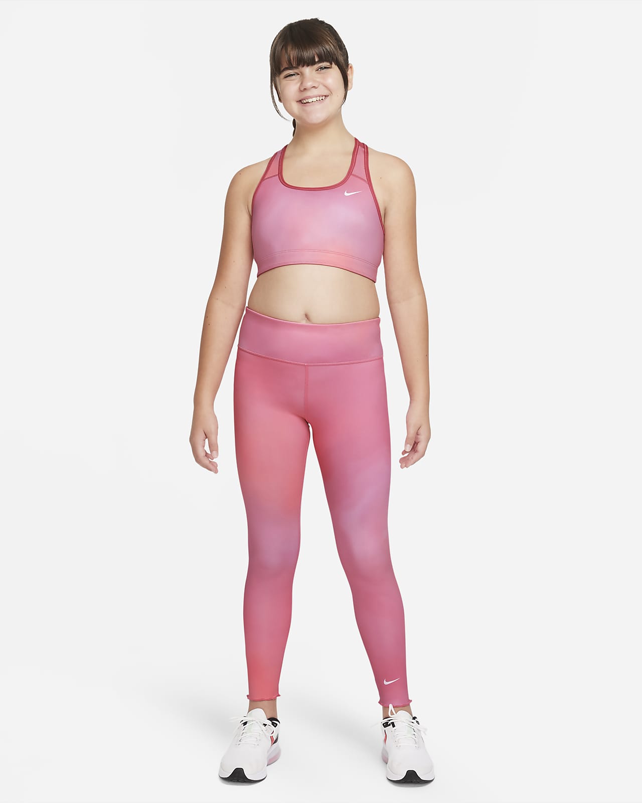 Nike Swoosh Big Kids' (Girls') Reversible Sports Bra (Extended Size) in  Green - ShopStyle