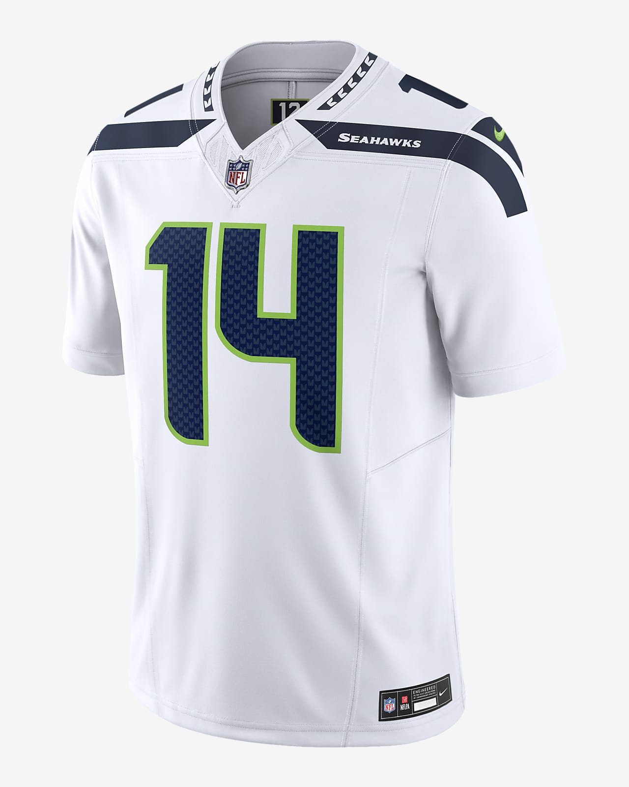 Men's Nike Dk Metcalf White Seattle Seahawks Vapor F.U.S.E. Limited Jersey Size: 3XL