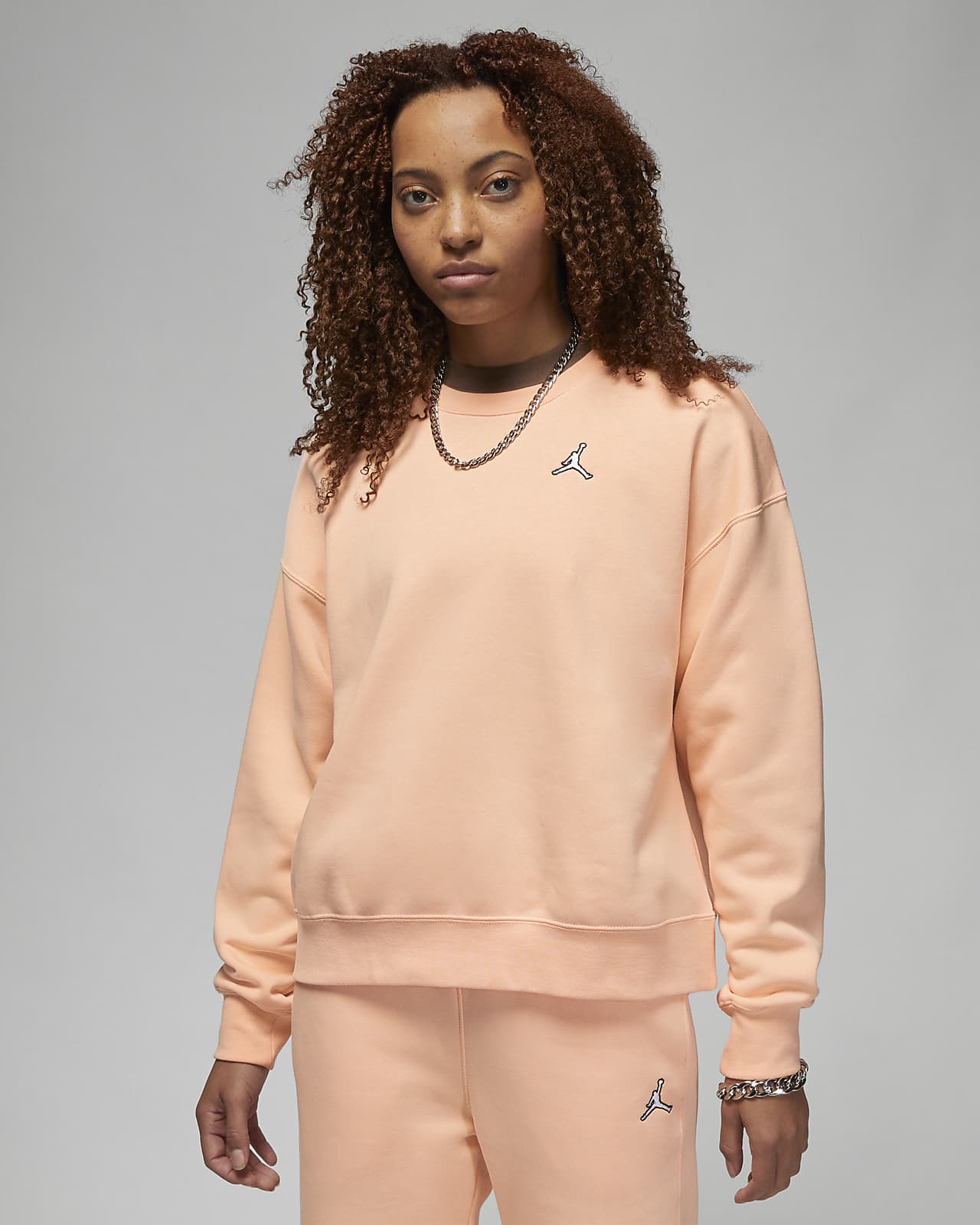 Jordan Brooklyn Fleece-Sweatshirt mit Rundhalsausschnitt für Damen