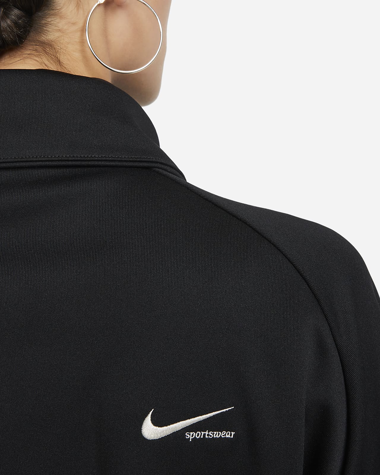 Nike Sportswear Collection extragroße Crop Track-Jacket für Damen. Nike DE