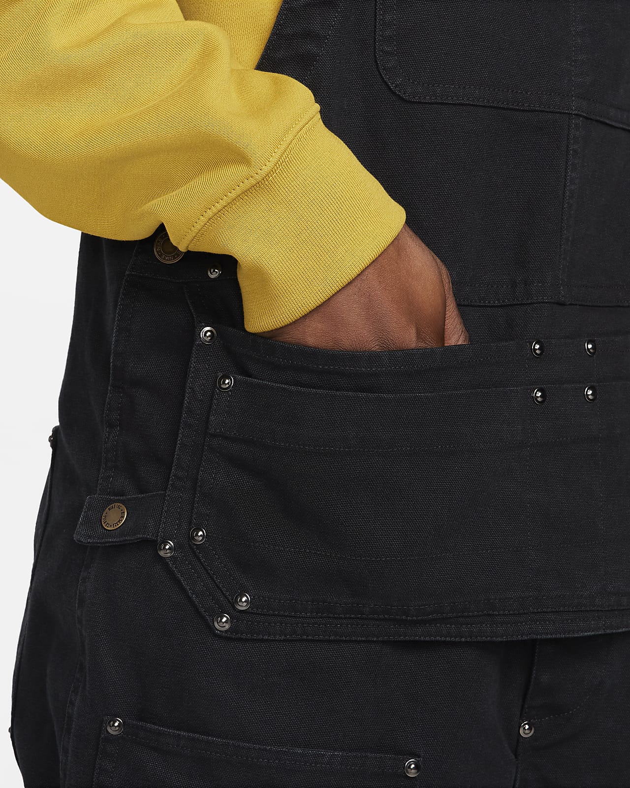 Carhartt WIP  Salopette jean noir pour homme