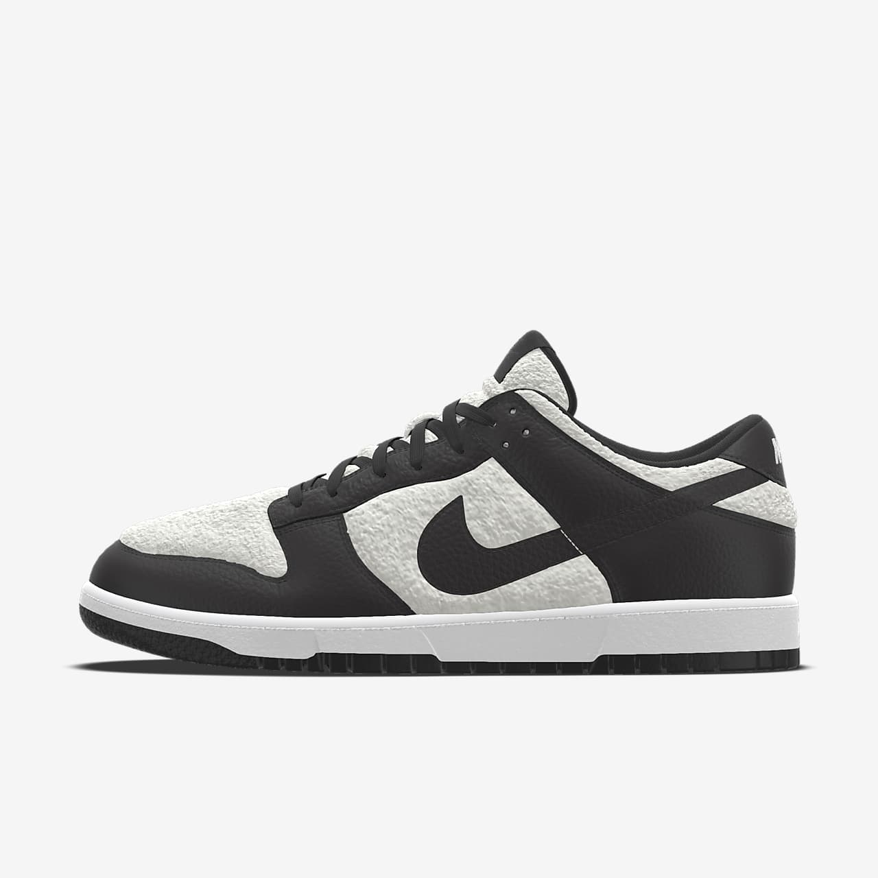 Chaussure personnalisable Nike Dunk Low Premium Fleece By You pour femme