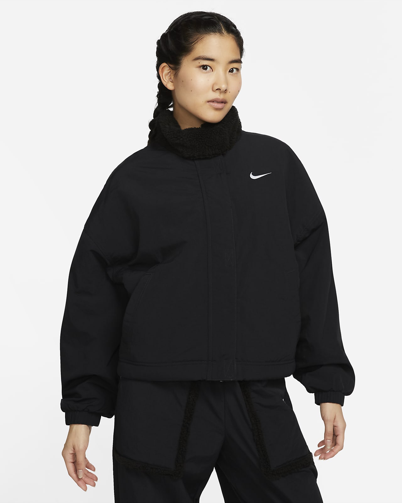 orgánico melón Deshacer Nike Sportswear Essential Women's Woven Fleece-Lined Jacket. Nike JP
