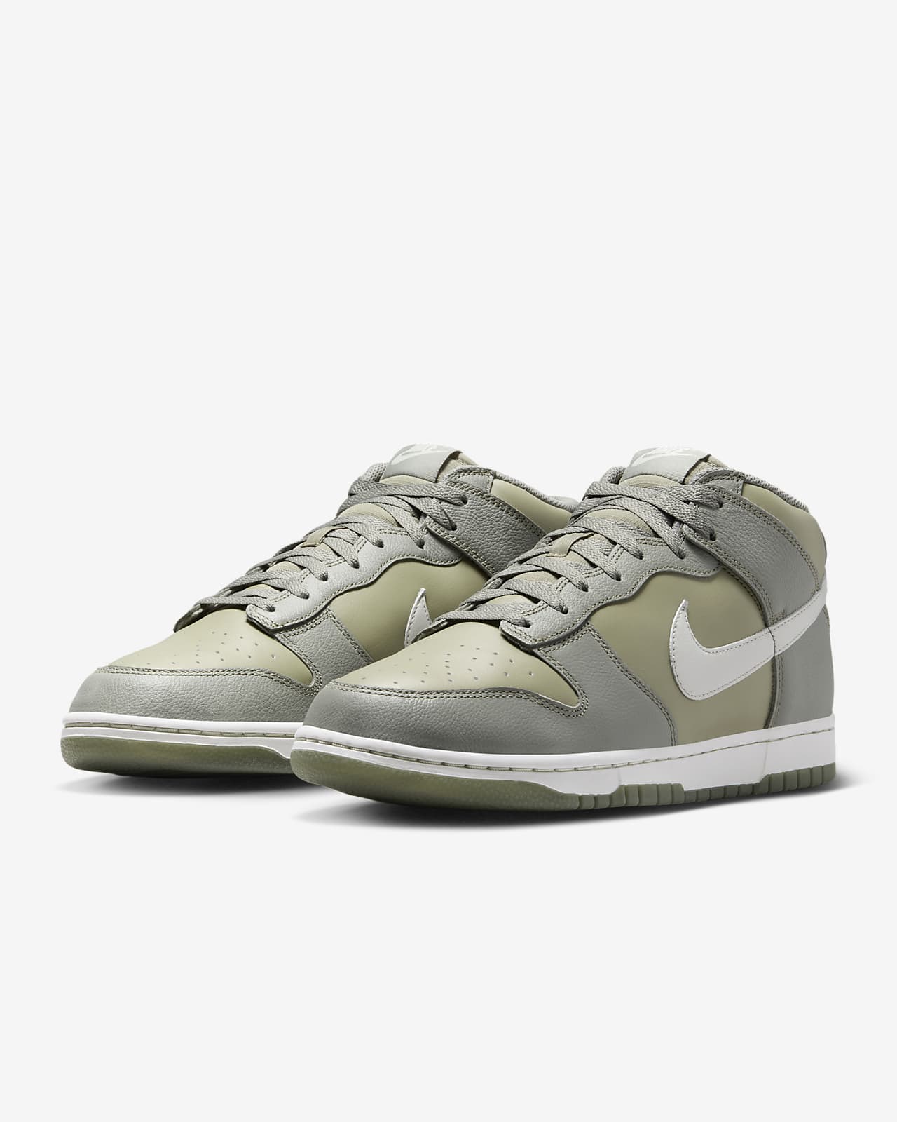 Nike dunk mid hombre hot sale gris