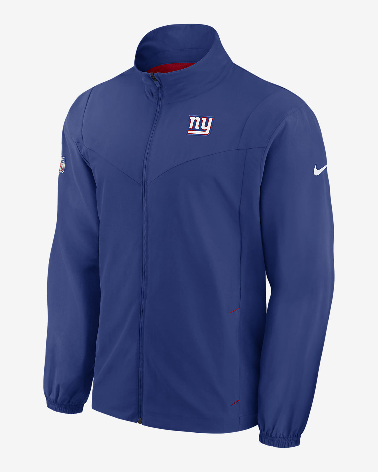 New York Giants Nike Sideline Coaches Short Sleeve Quarter-Zip Jacket -  Royal