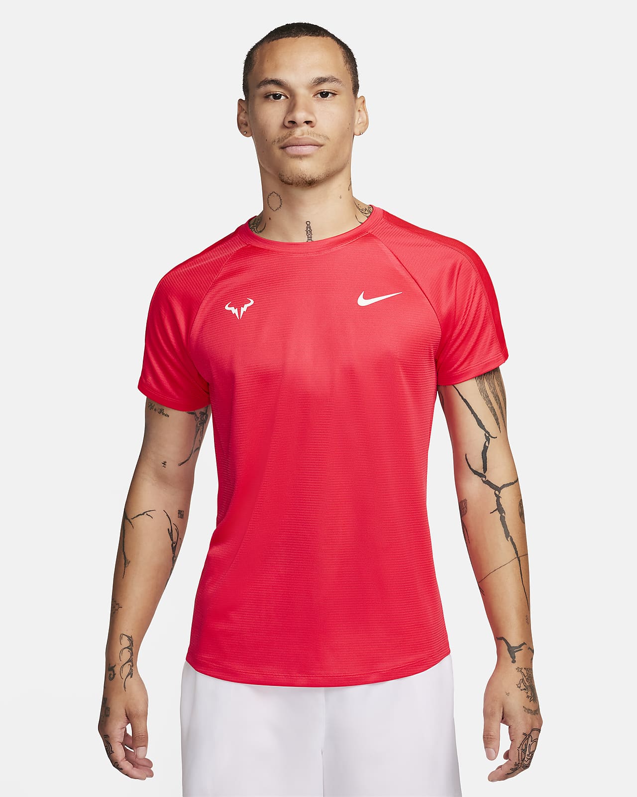Nike Dri-FIT Rafa Challenger Camiseta Tenis Hombre Pure Platinum