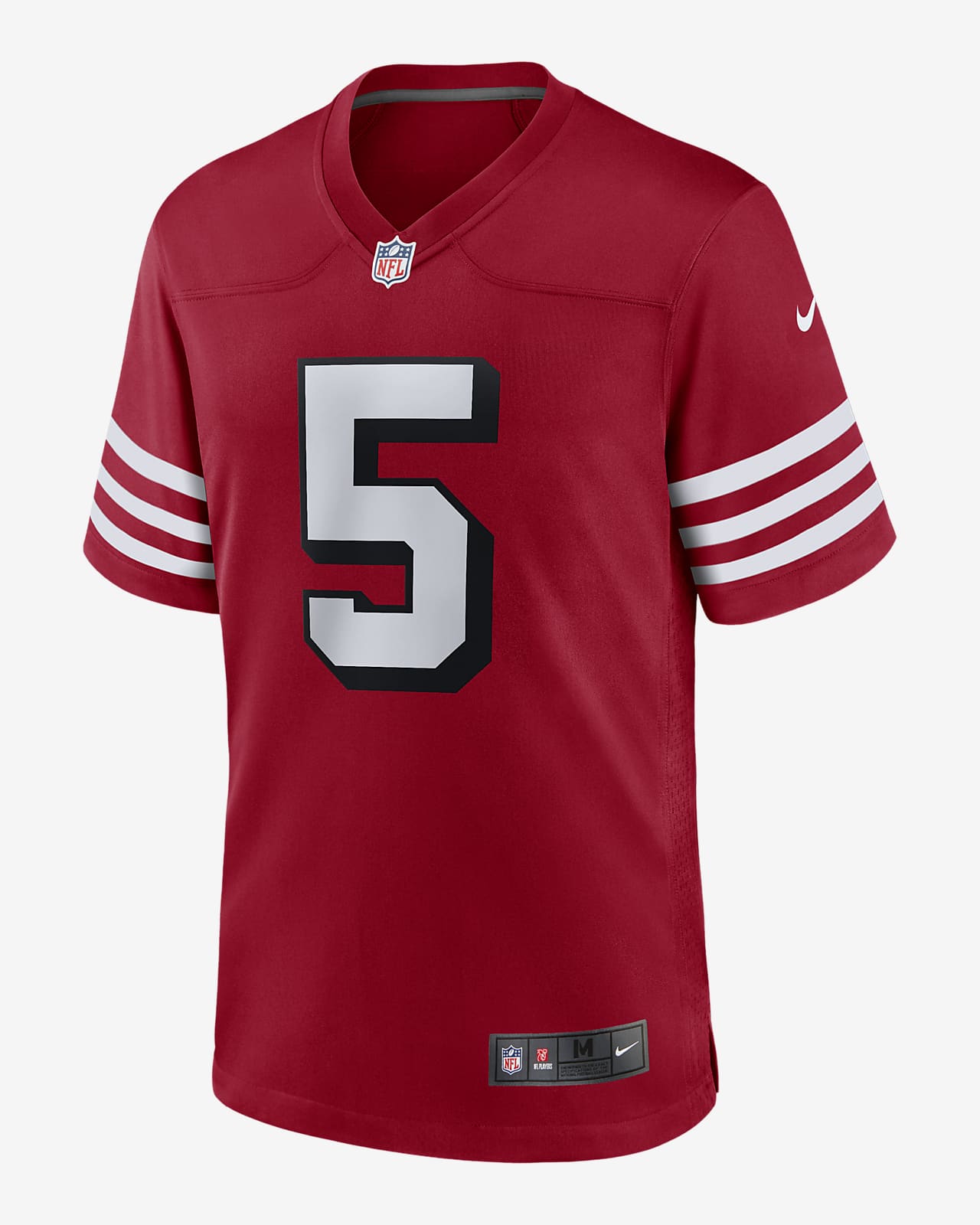 parachute Moeras Verwoesting NFL San Francisco 49ers (Trey Lance) Men's Game Football Jersey. Nike.com