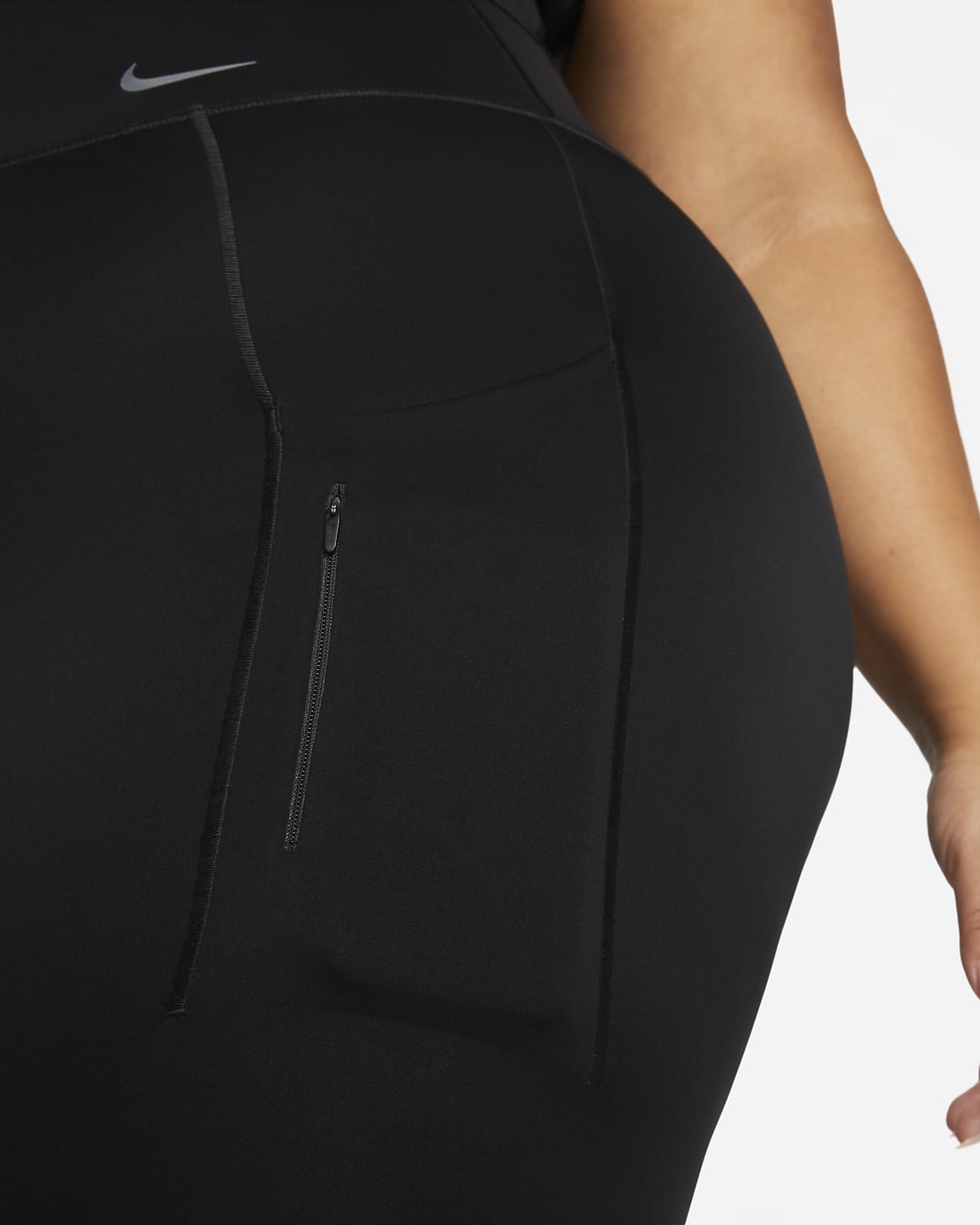 Go Women's Firm-Support High-Waisted Full-Length Leggings with Pockets (Plus Size). Nike SA