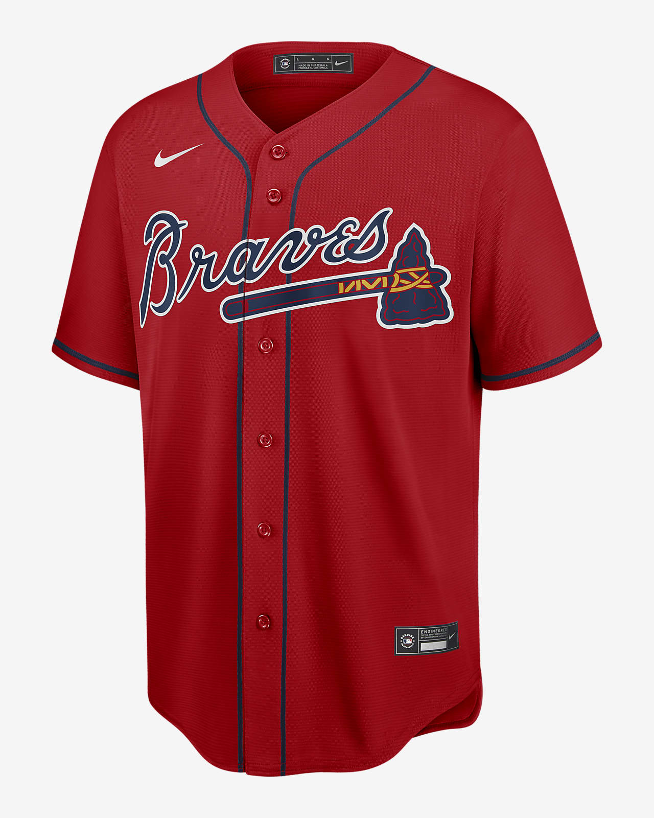 Camiseta de béisbol réplica para hombre MLB Atlanta