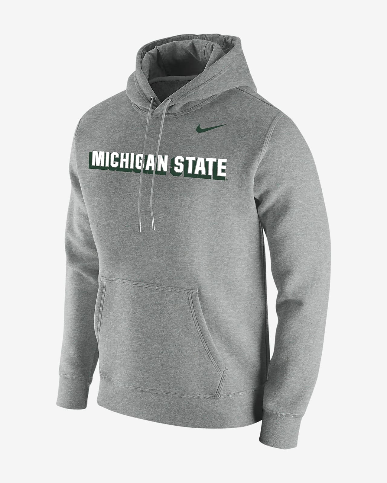 Nike College Club Fleece (Michigan State) Men's Hoodie