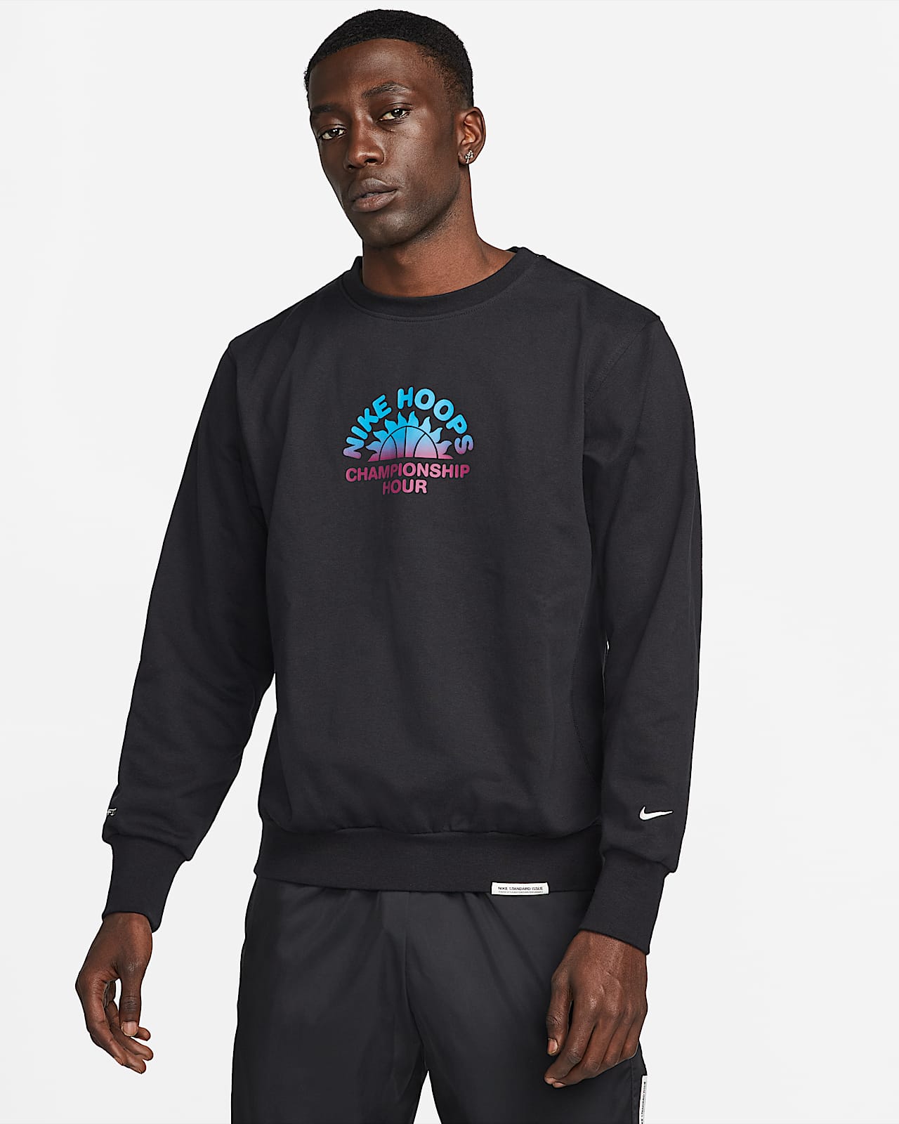 Felpa da basket a girocollo Nike Standard Issue – Uomo. Nike IT