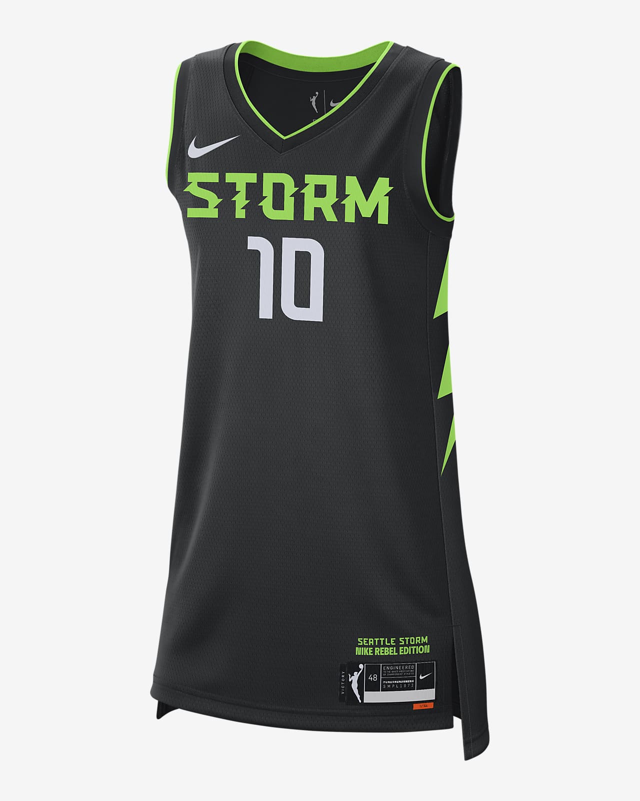 Camiseta Nike Dri-FIT WNBA Victory Sue Bird Seattle Storm 2024 Rebel Edition