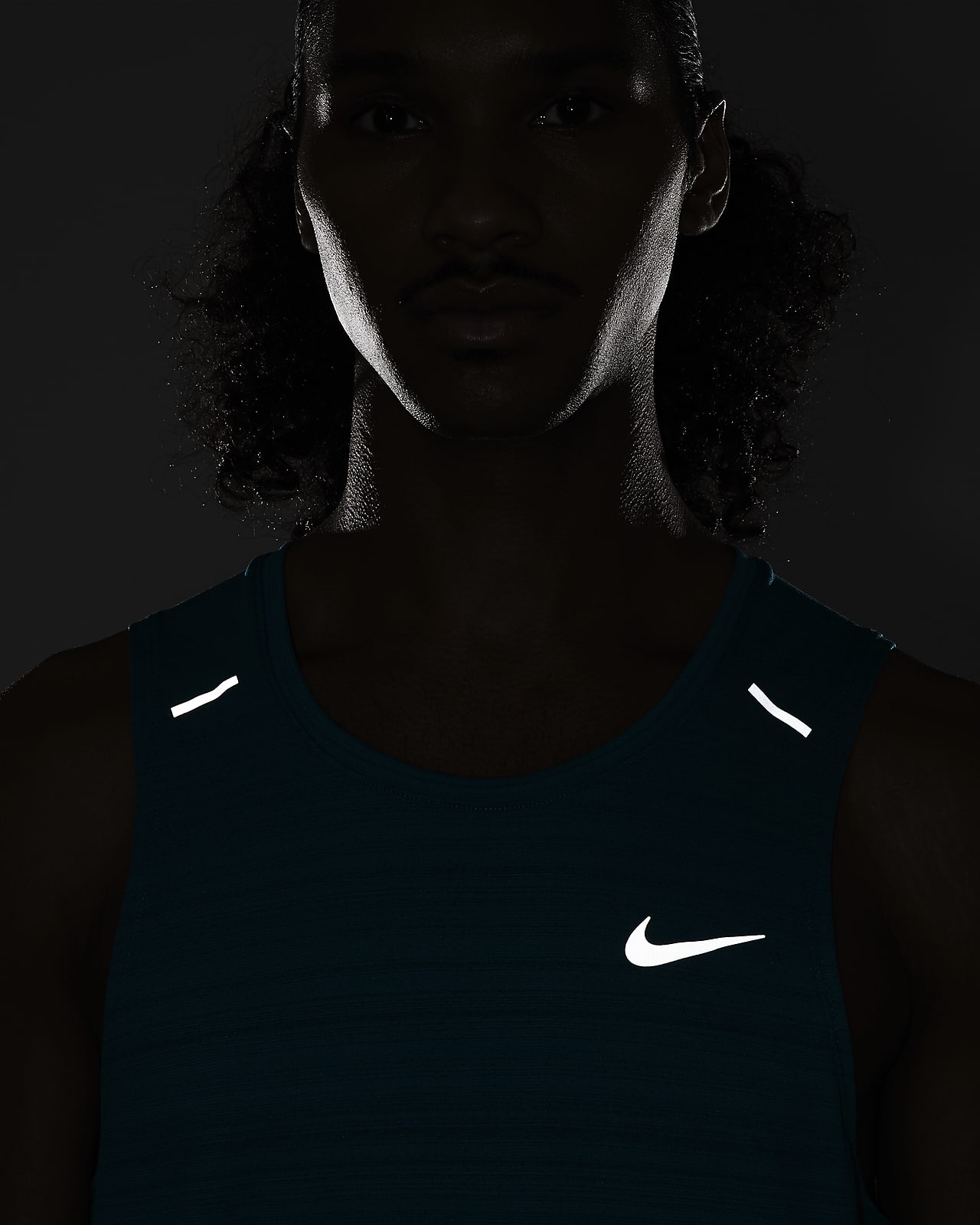 nike dri fit miler white